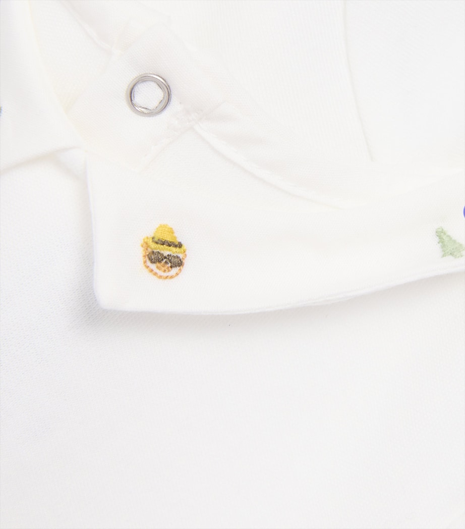 Collared Bodysuit (3 Months-3 Years) BLANC Image 3