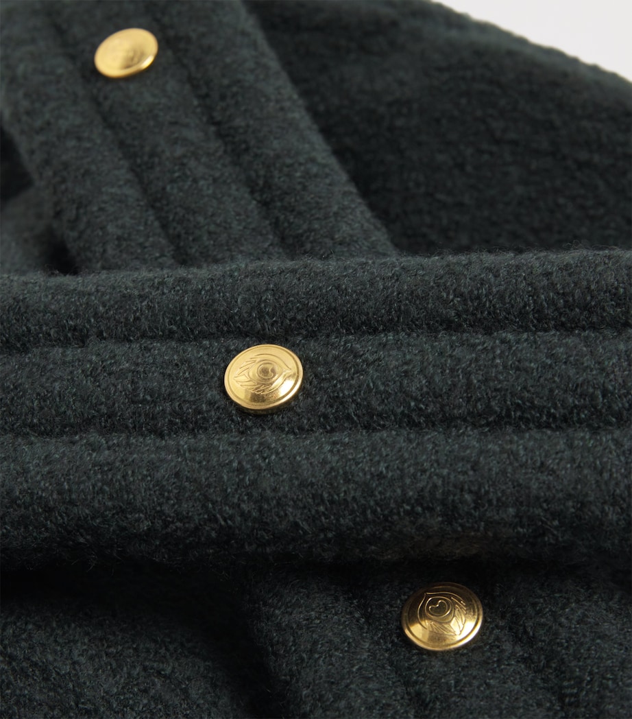 Organic Cotton-Cashmere-Silk Zeitgeist Baby Carrier GREEN Image 3