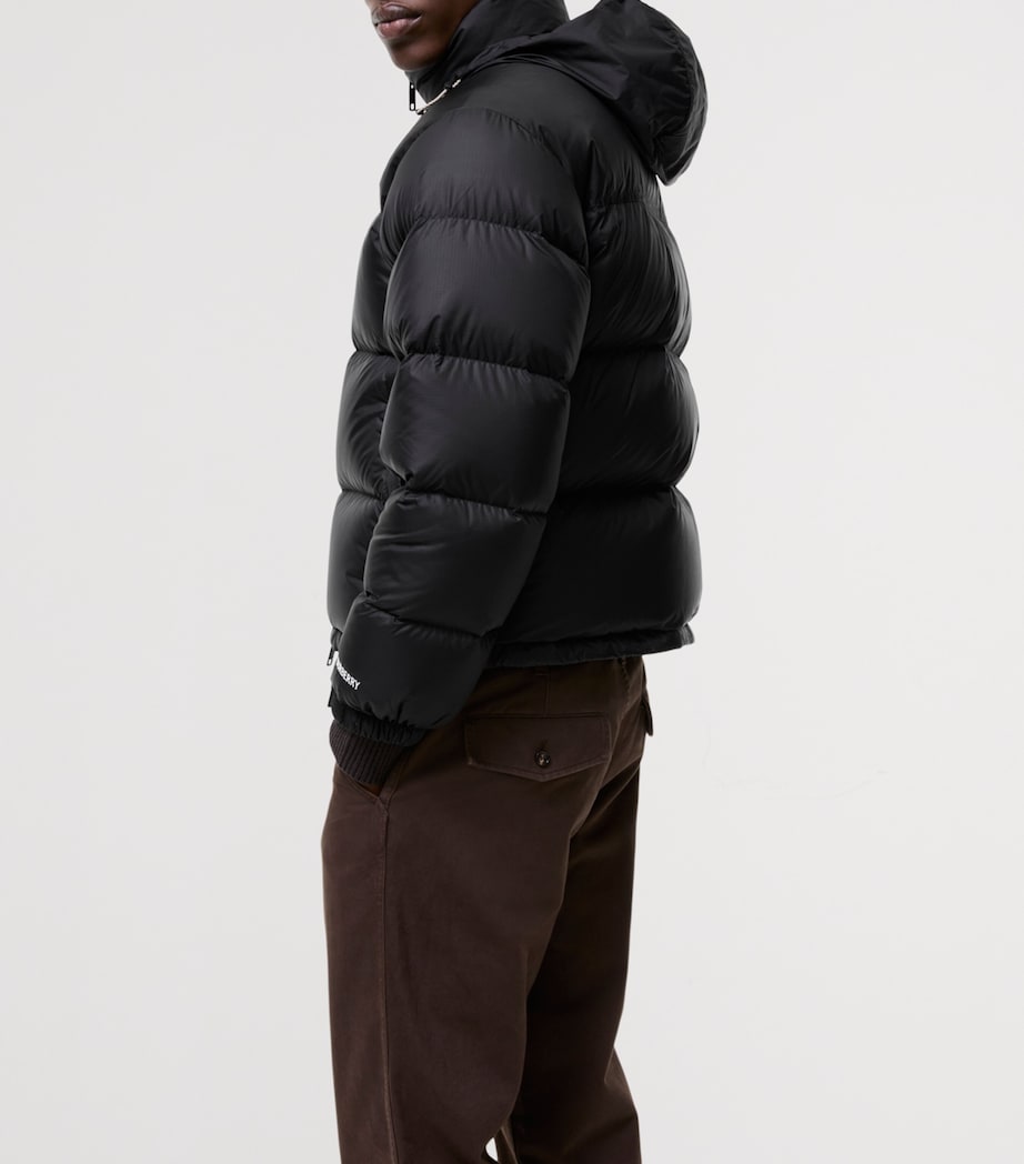 Burberry Mens Down EKD Puffer Jacket Black Image 3