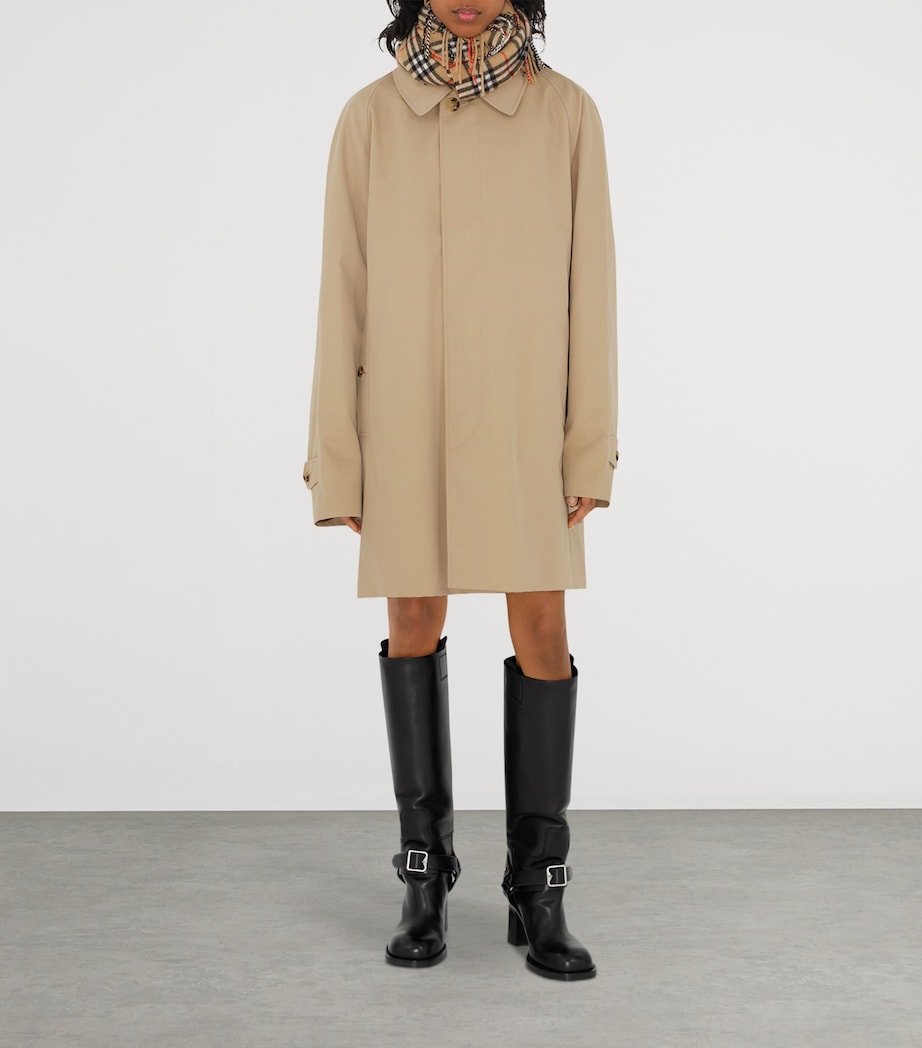 Cashmere Check Happy Scarf ARCHIVE BEIGE Image 3