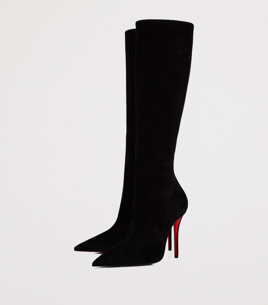 Miss Z Botta Veau Velours Knee-High Boots 100 BK01 Image 2