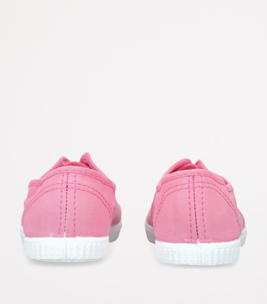 papouelli Organic Canvas Darcie Sneakers Peach Image 2
