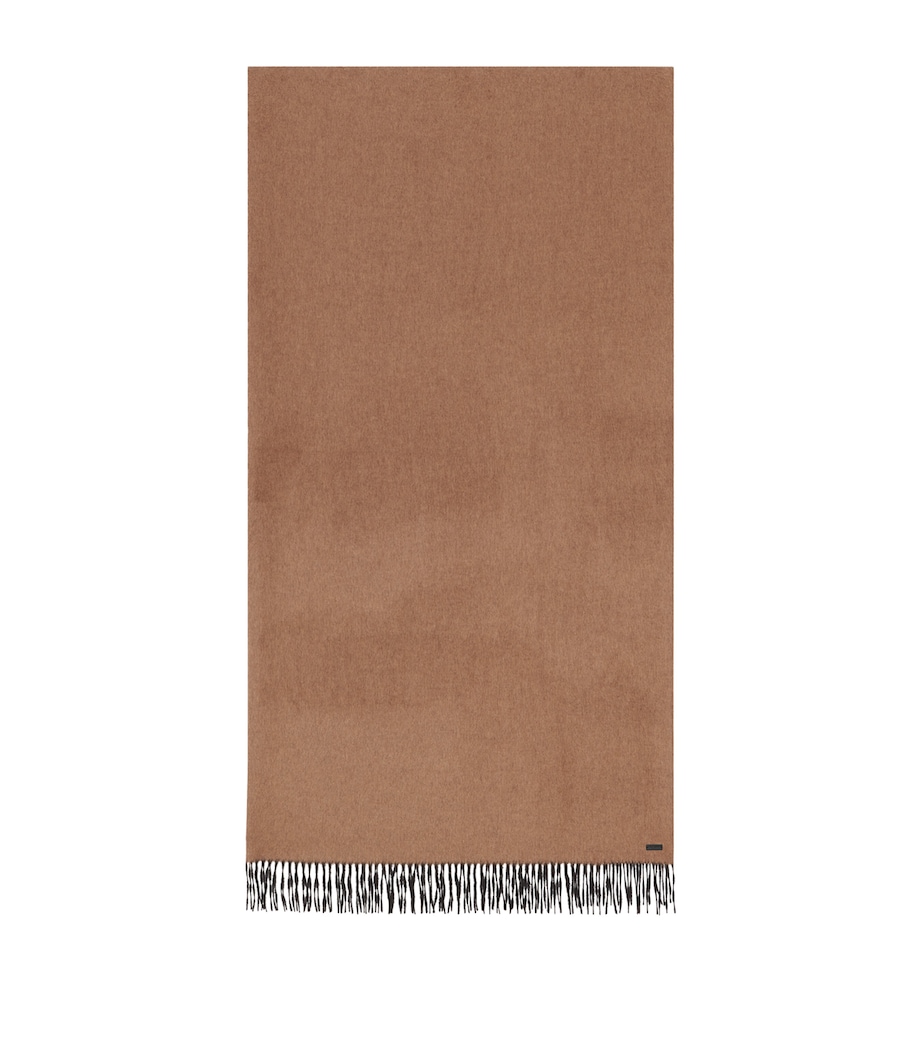 Wool-Cashmere Fringed Scarf 2700 Image 1