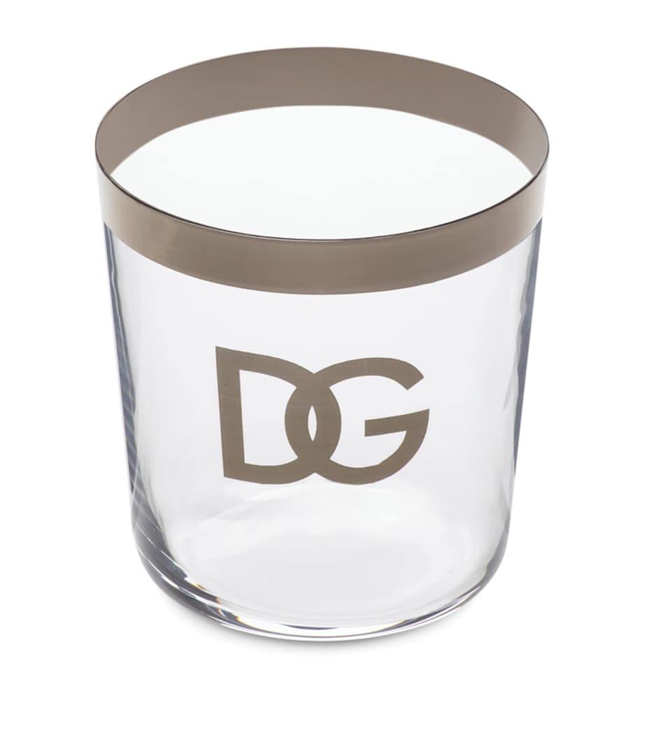 Set of 2 DG Logo Glasses U0055 PLATINO/TRASPA Image 3
