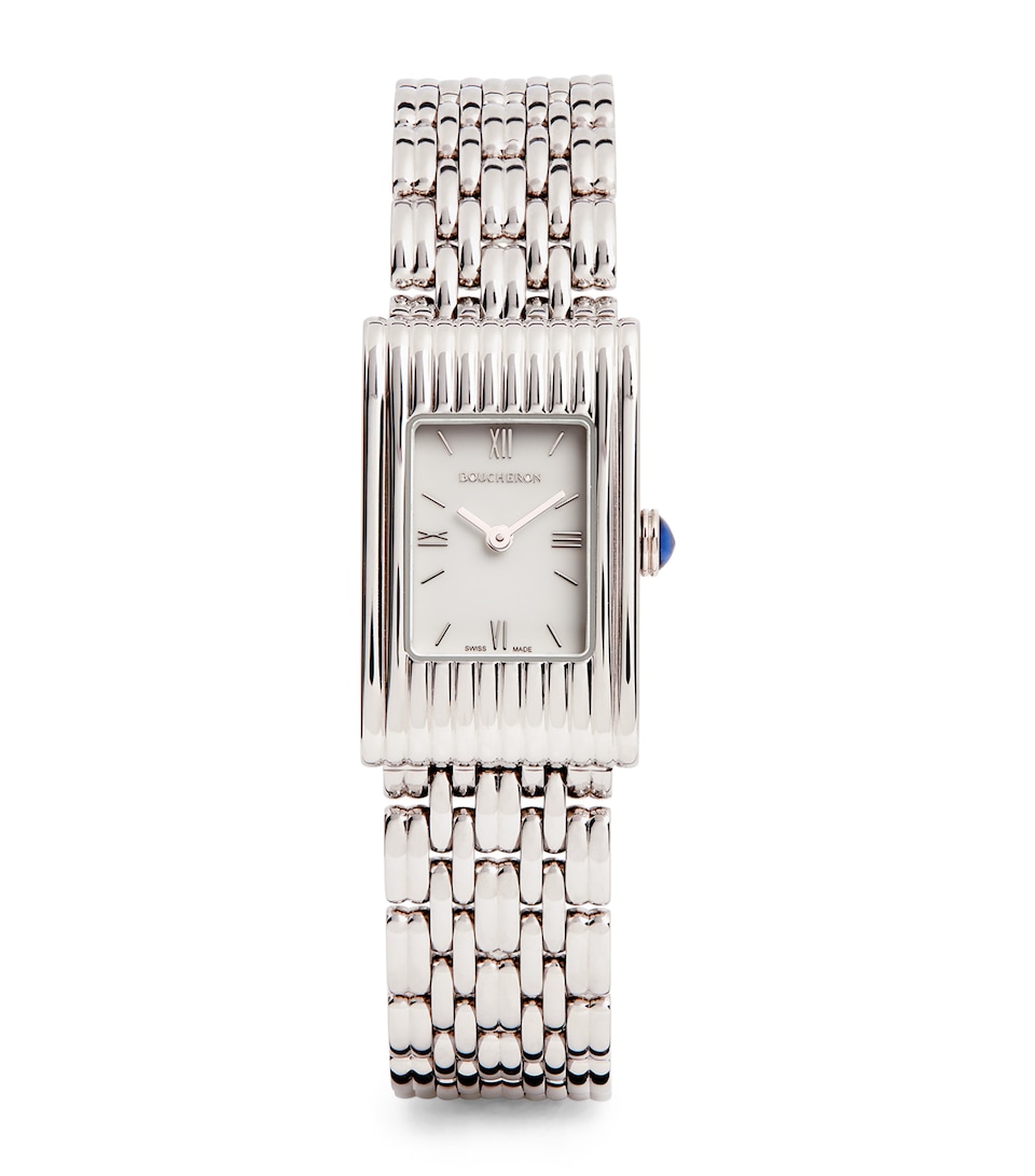Boucheron Stainless Steel Reflet Watch 18mm White