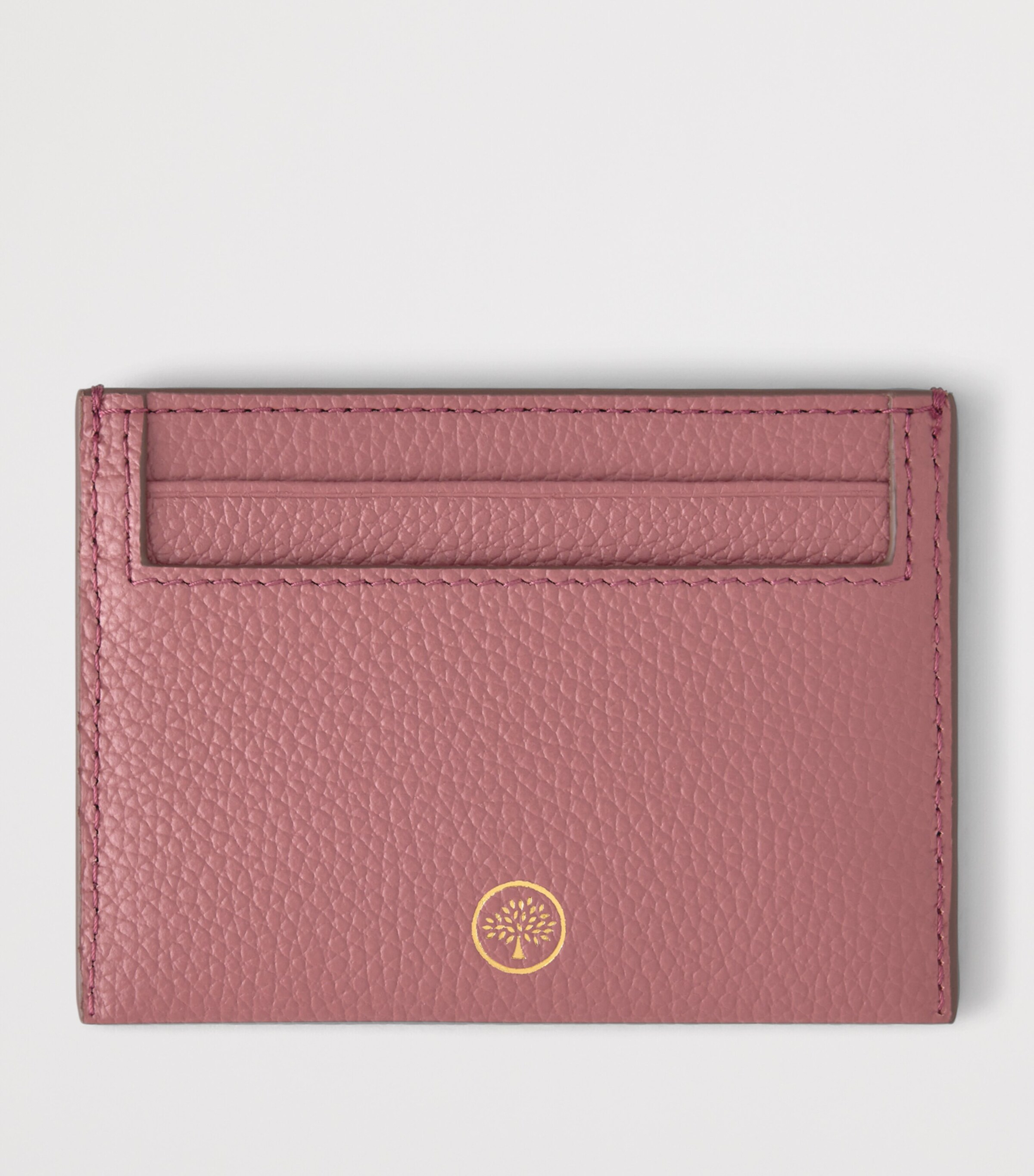 Mulberry Grained Leather Card Holder Pink Scrumpy Image 2