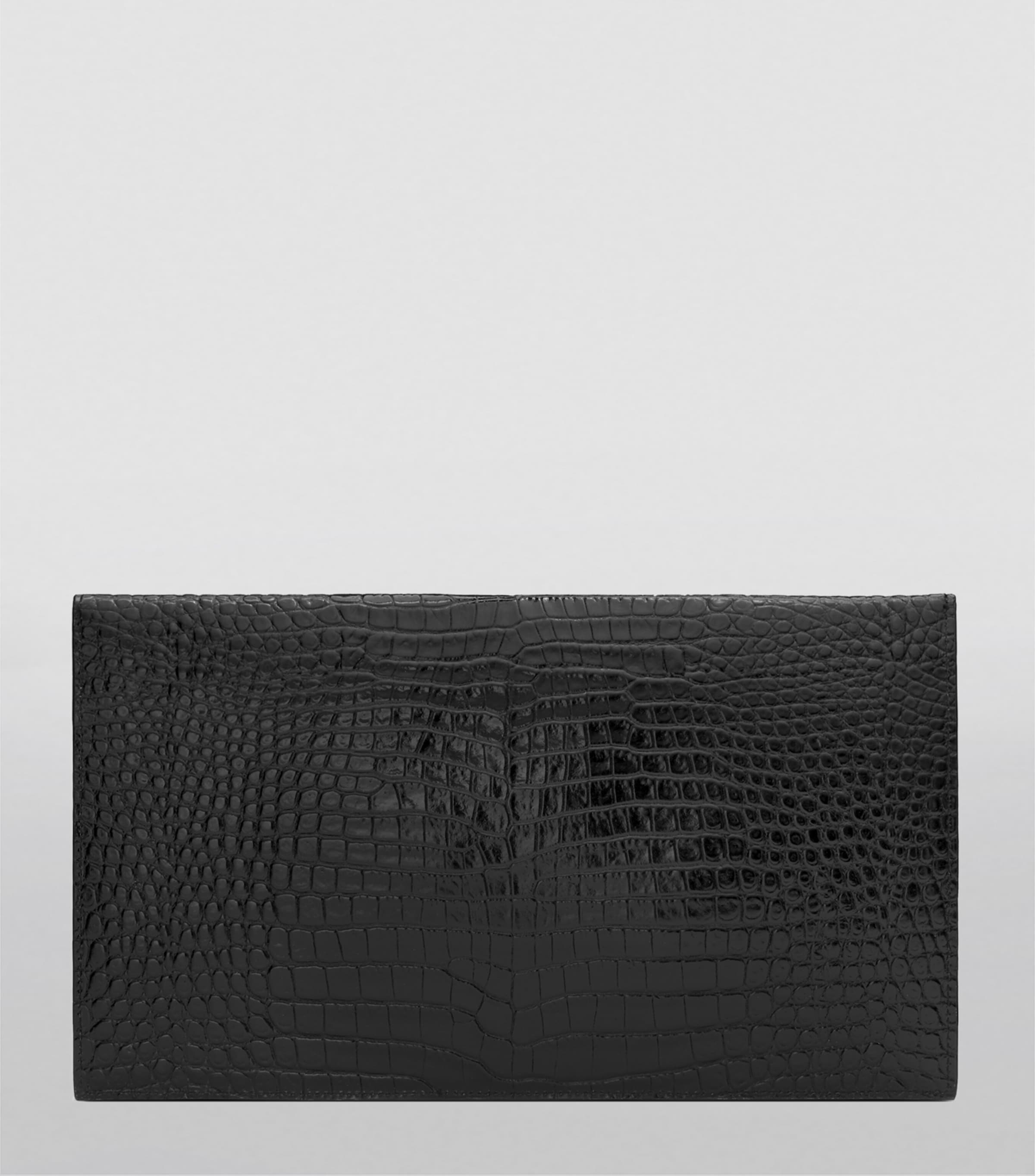 Saint Laurent Leather Uptown Clutch Bag Image 3
