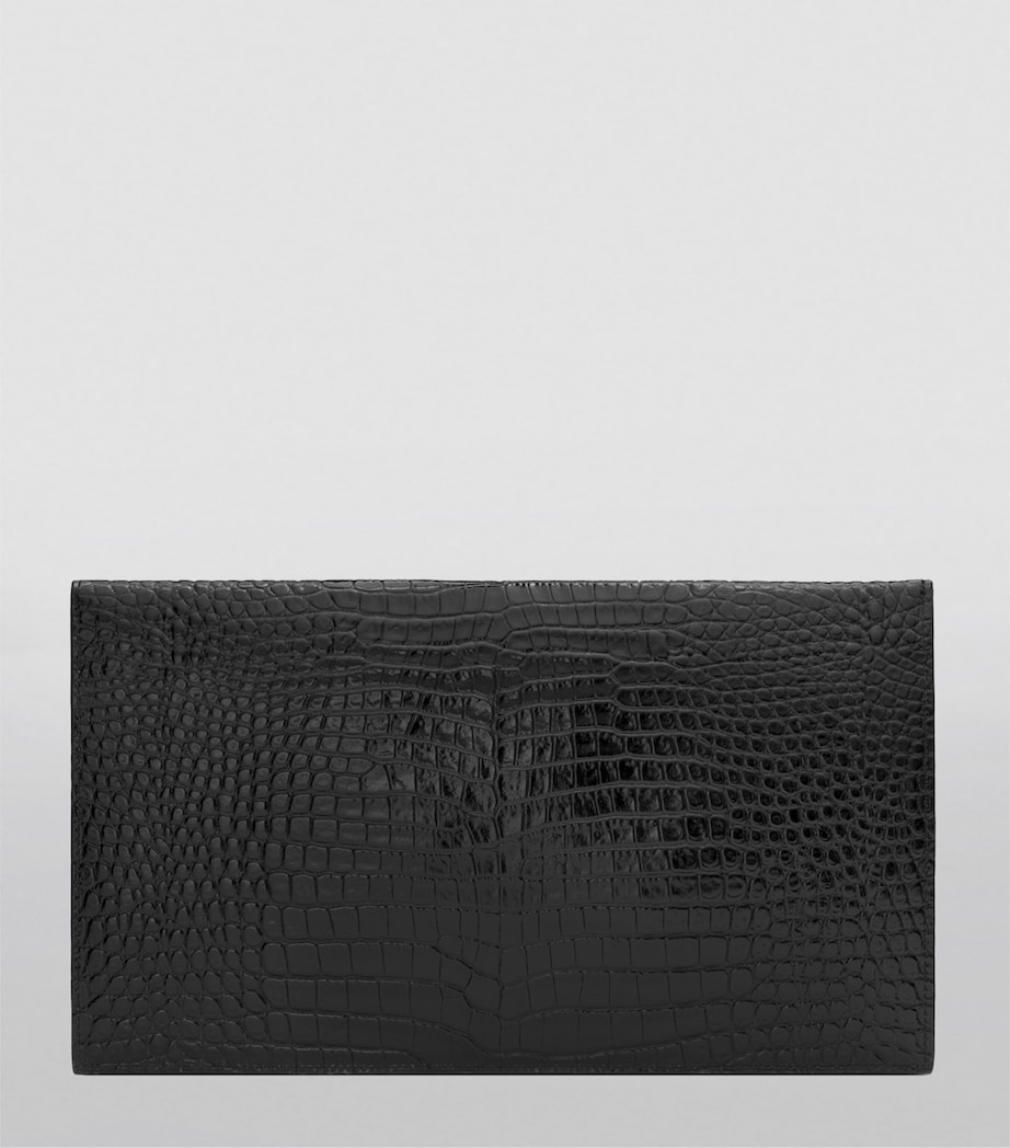 Saint Laurent Leather Uptown Clutch Bag Image 3