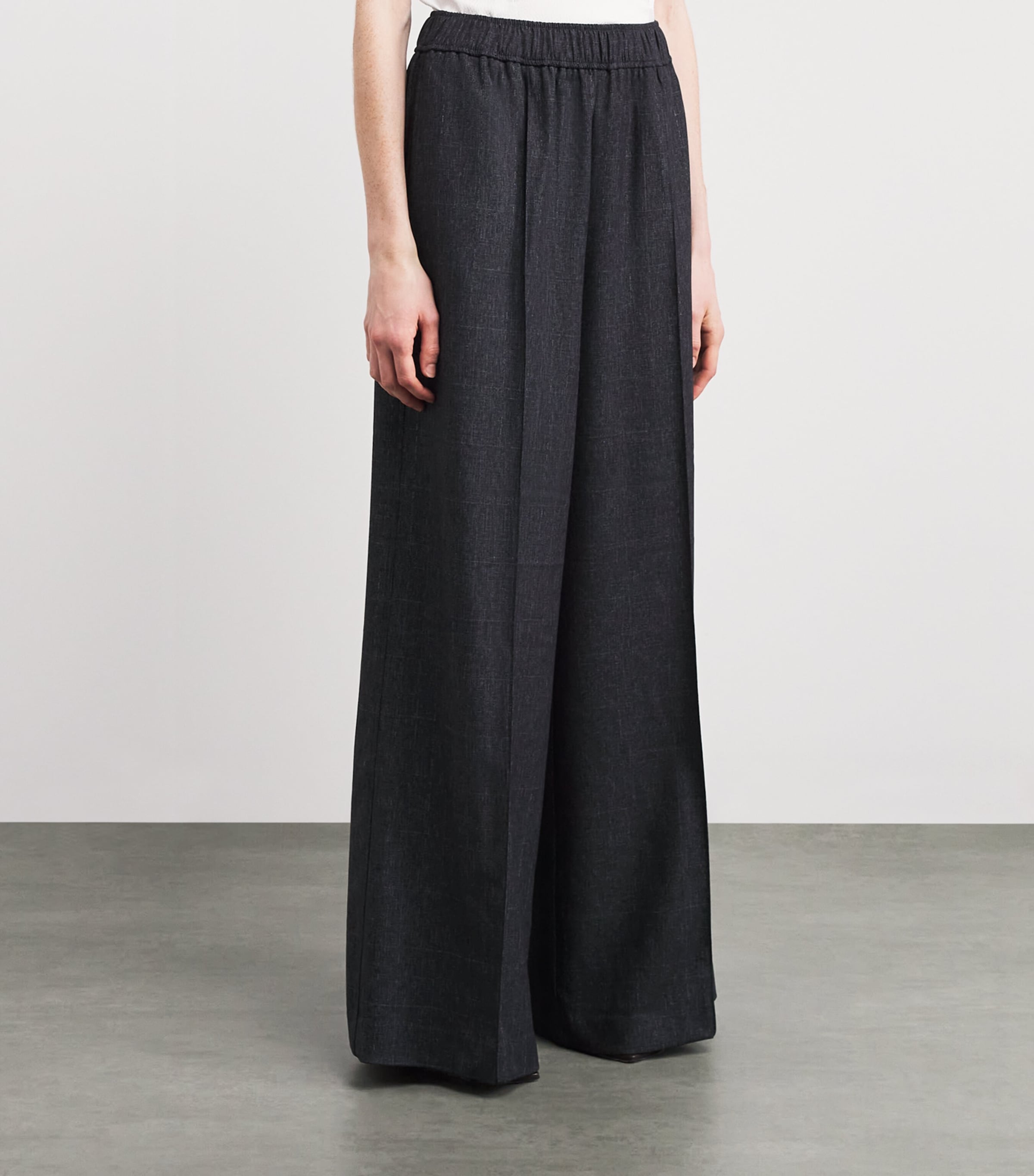 Antony Wide-Leg Trousers D60 DENIM NAVY Image 3