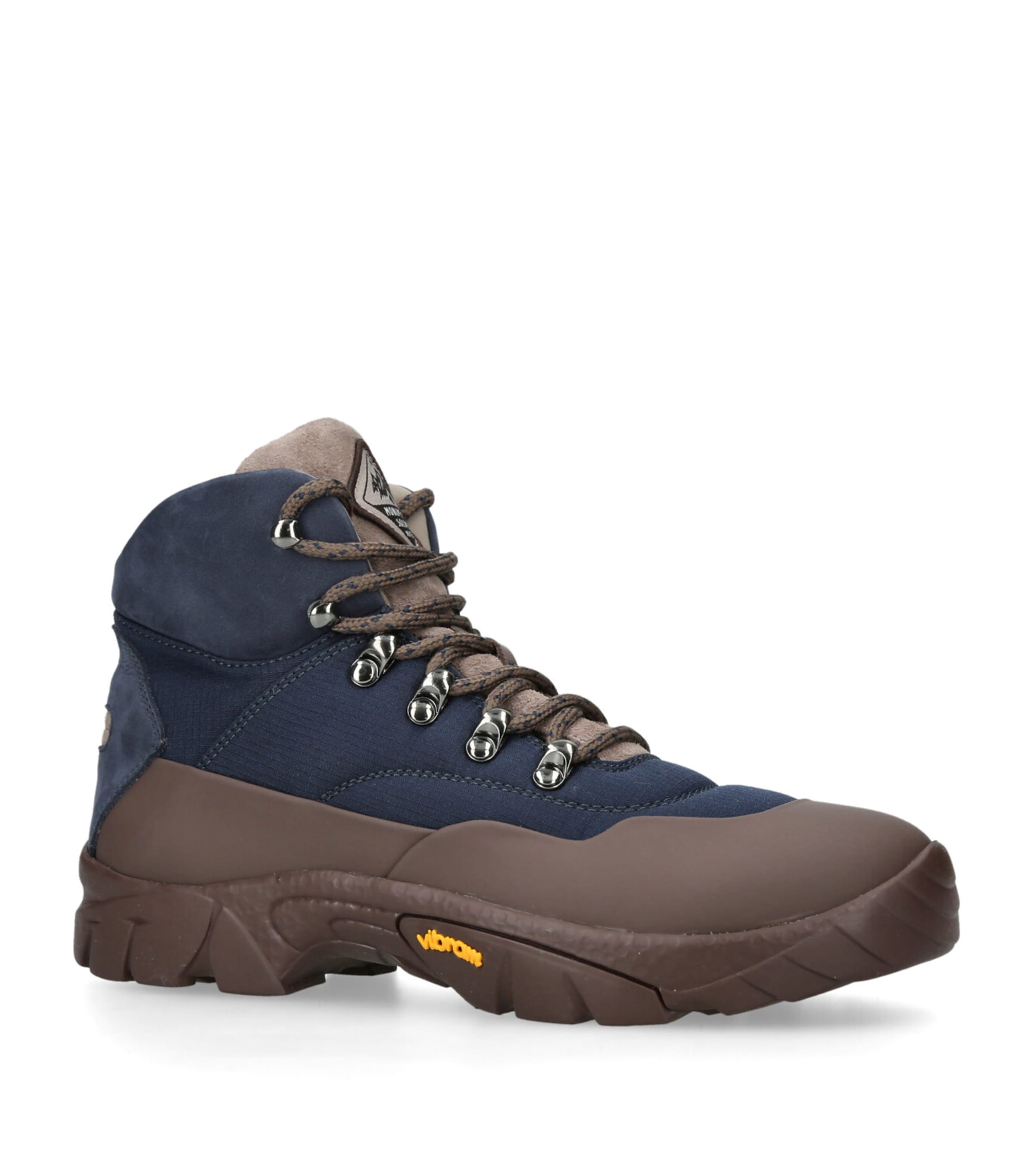 Lace-Up Mountain Boots BROWN/OTH Image 3