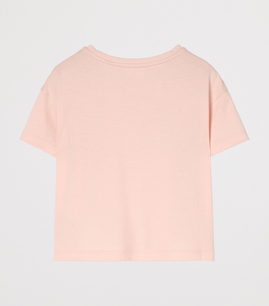 Burberry Kids Cotton Knight Stamp T-Shirt (4-12 years) Bouquet Image 2