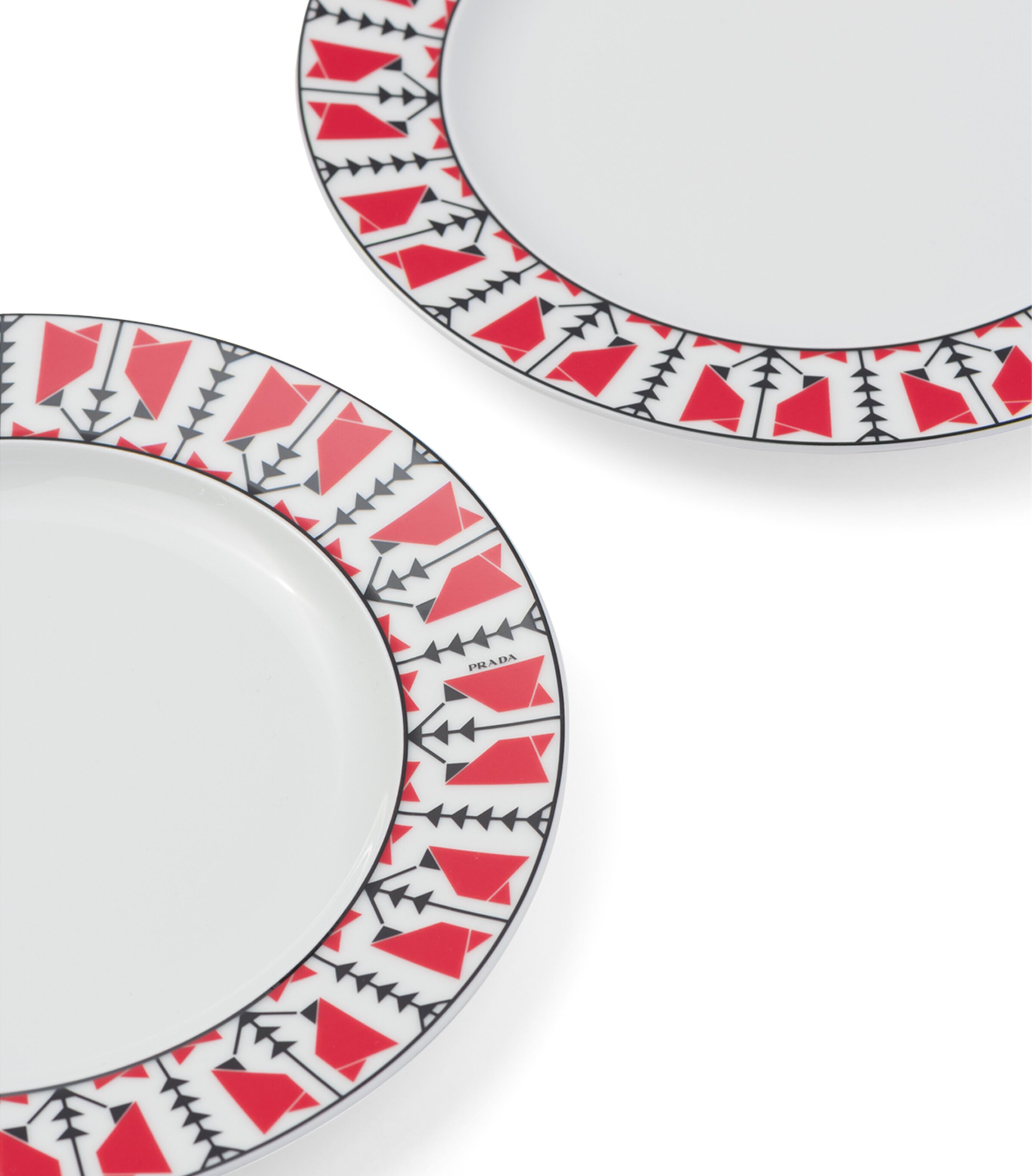 Set of 2 Vienna Arrows Dessert Plates (22cm) F0DW8 Image 5