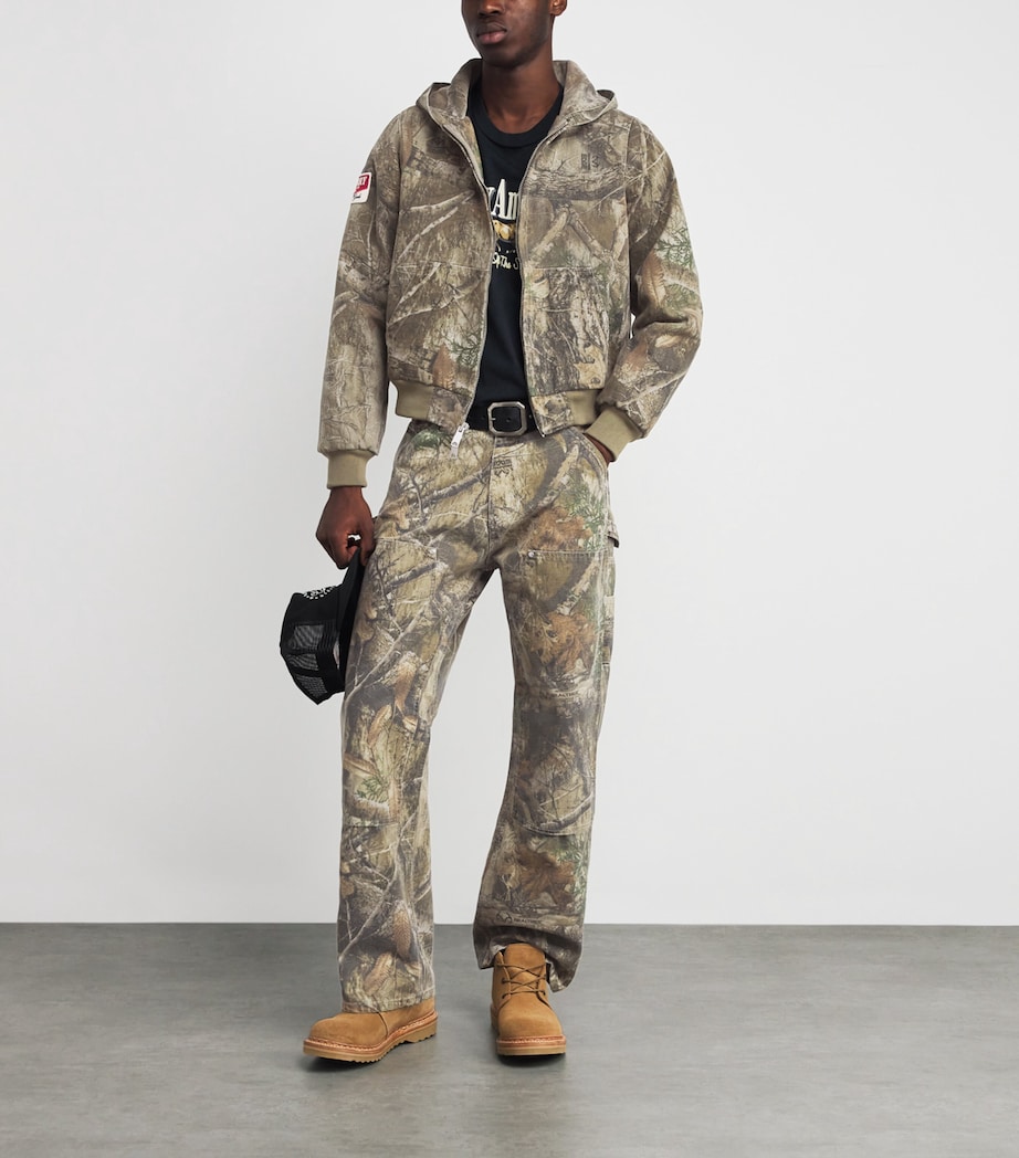 Realtree Camouflage Double-Knee Carpenter Trousers MOSSY OAK STONE Image 2