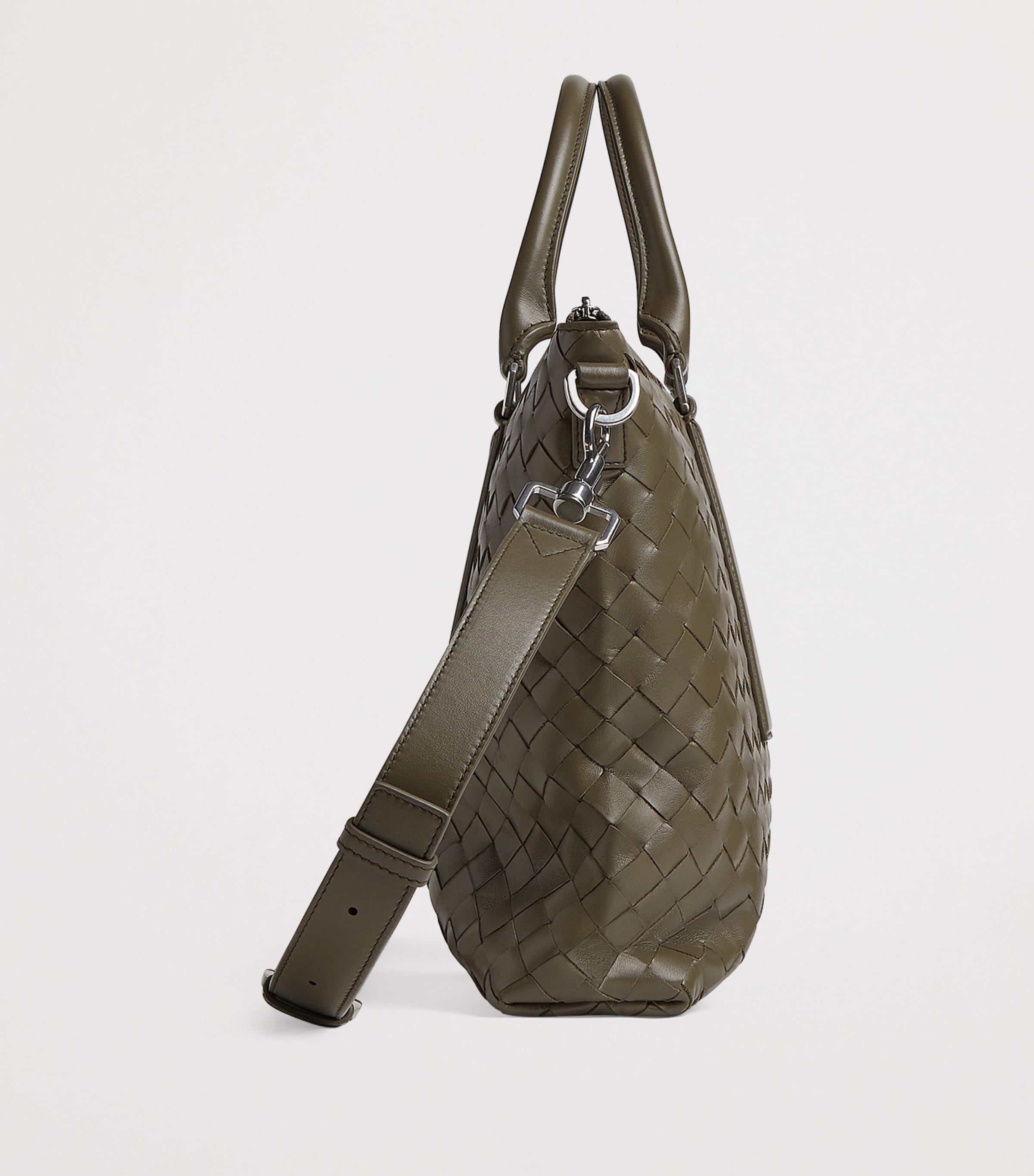 Bottega Veneta Intrecciato Leather Briefcase Image 3