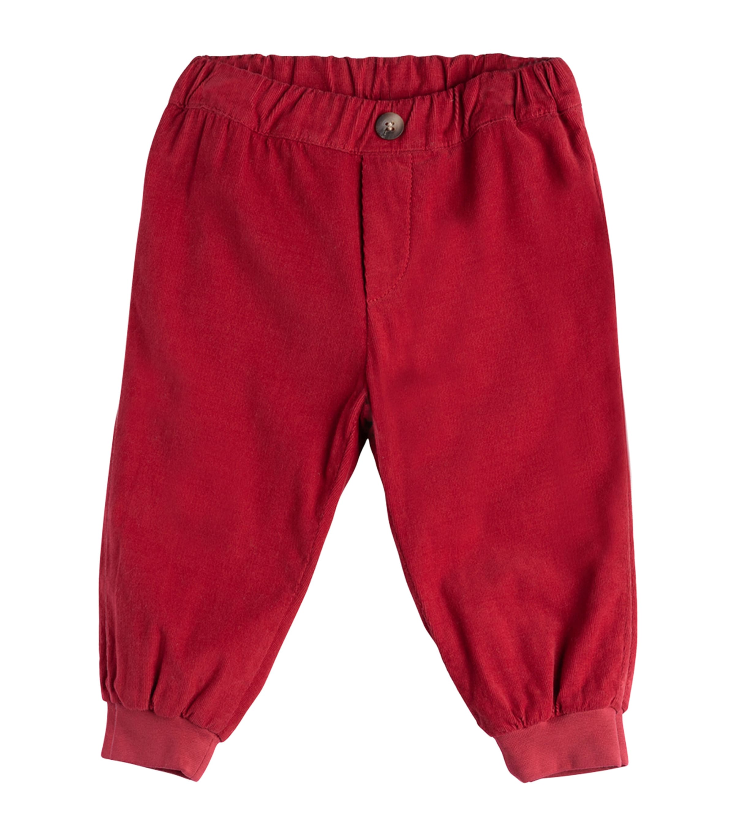 Trotters Stretch-cotton Orly Trousers In Red