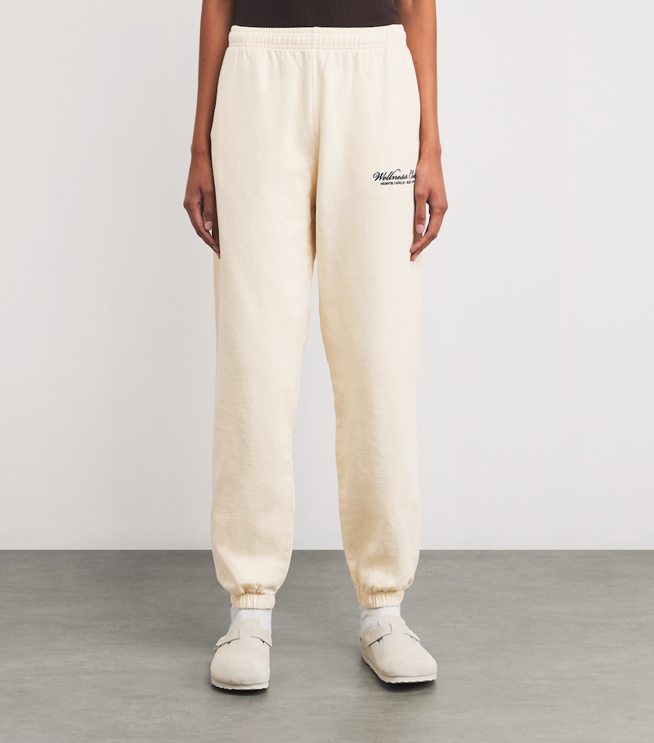 Wellness Club Embroidered Sweatpants CREAM Image 3