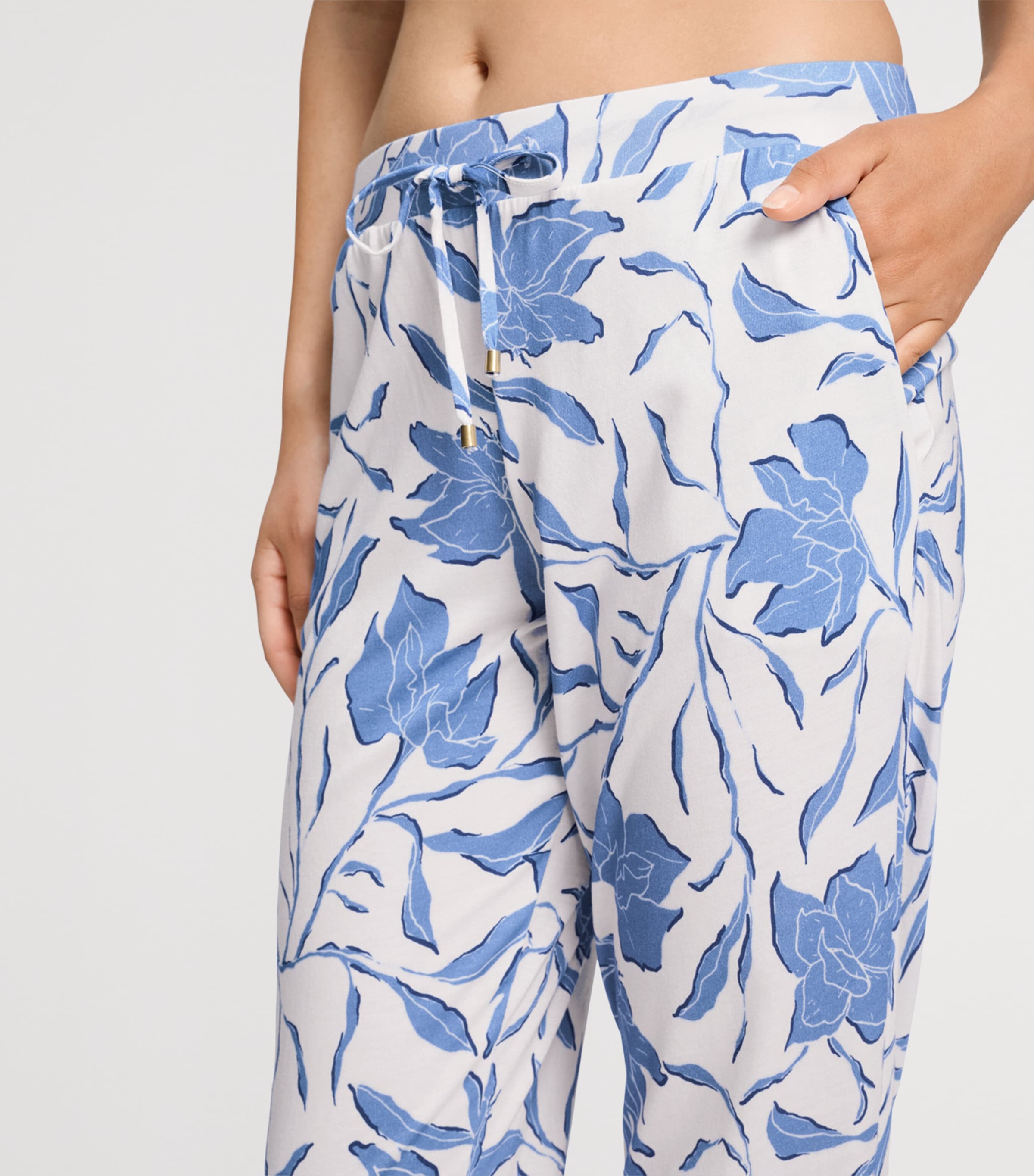 Hanro Womens Printed Sleep & Lounge Trousers Graceful Forms Image 5