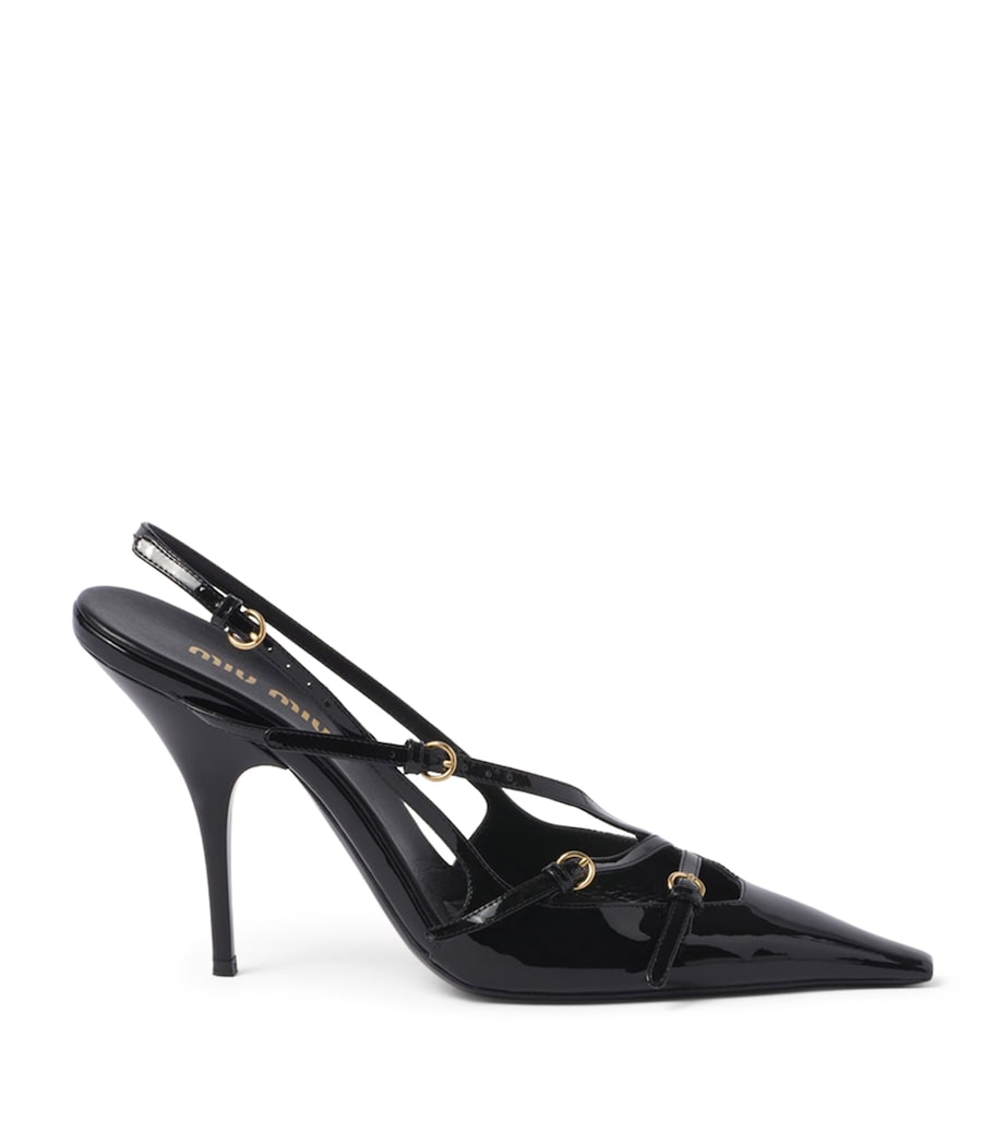 Patent Leather Slingback Pumps 105 F0002 Image 1