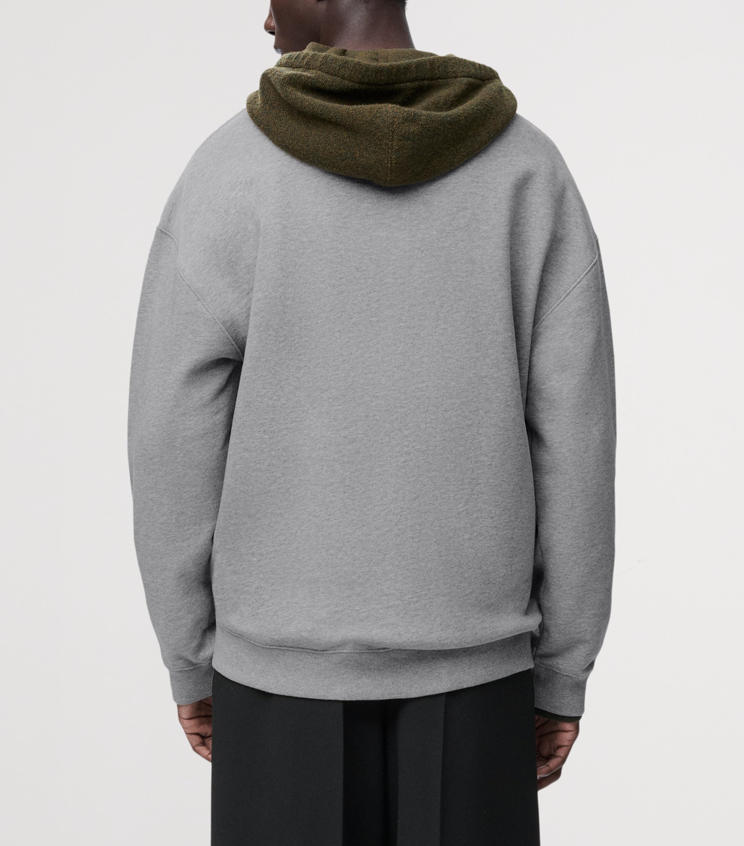 Cotton-Blend Logo Sweatshirt GREY MELANGE Image 4