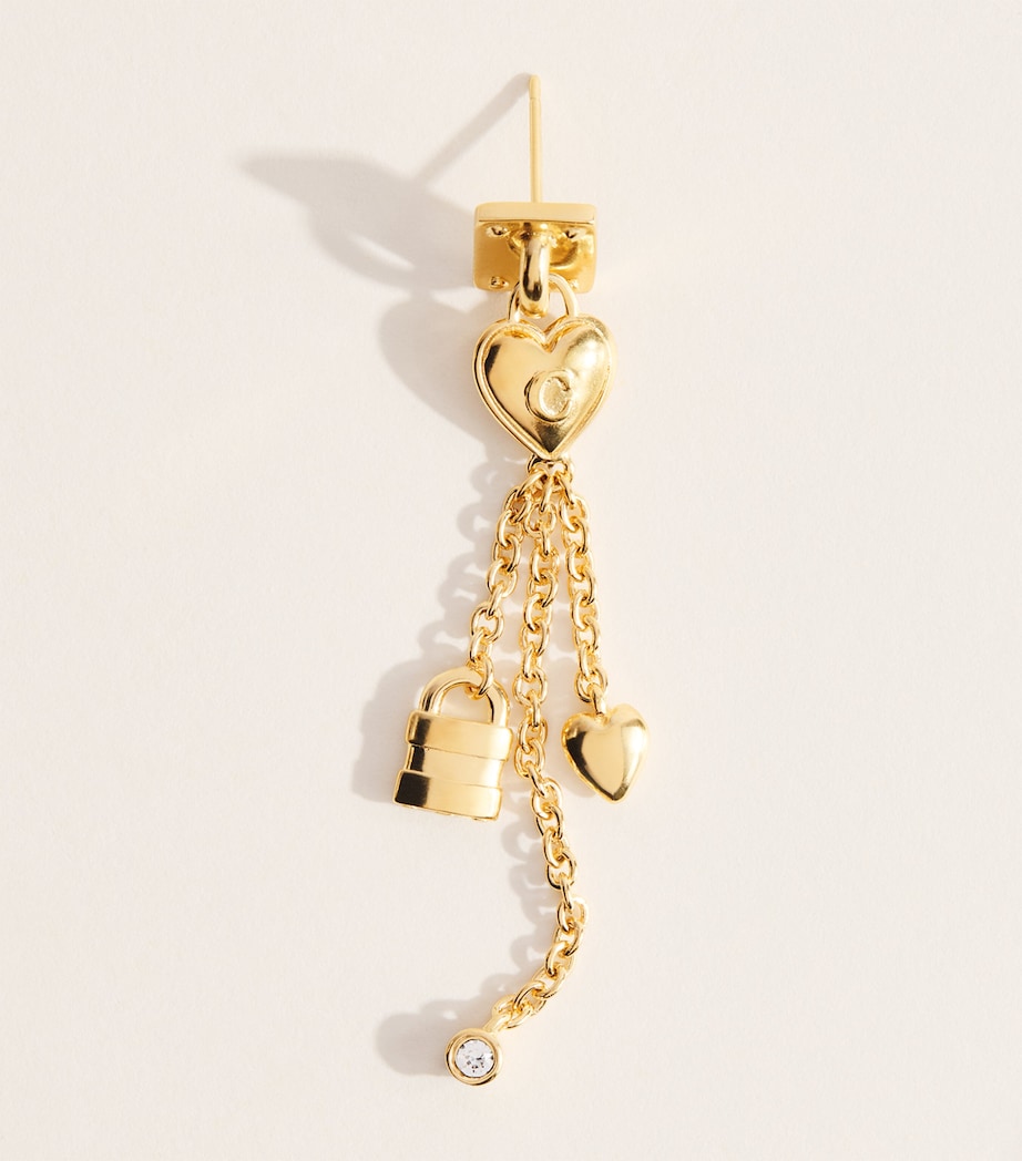 Chloé Mini Paddington Drop Earrings Vintage Gold Image 4