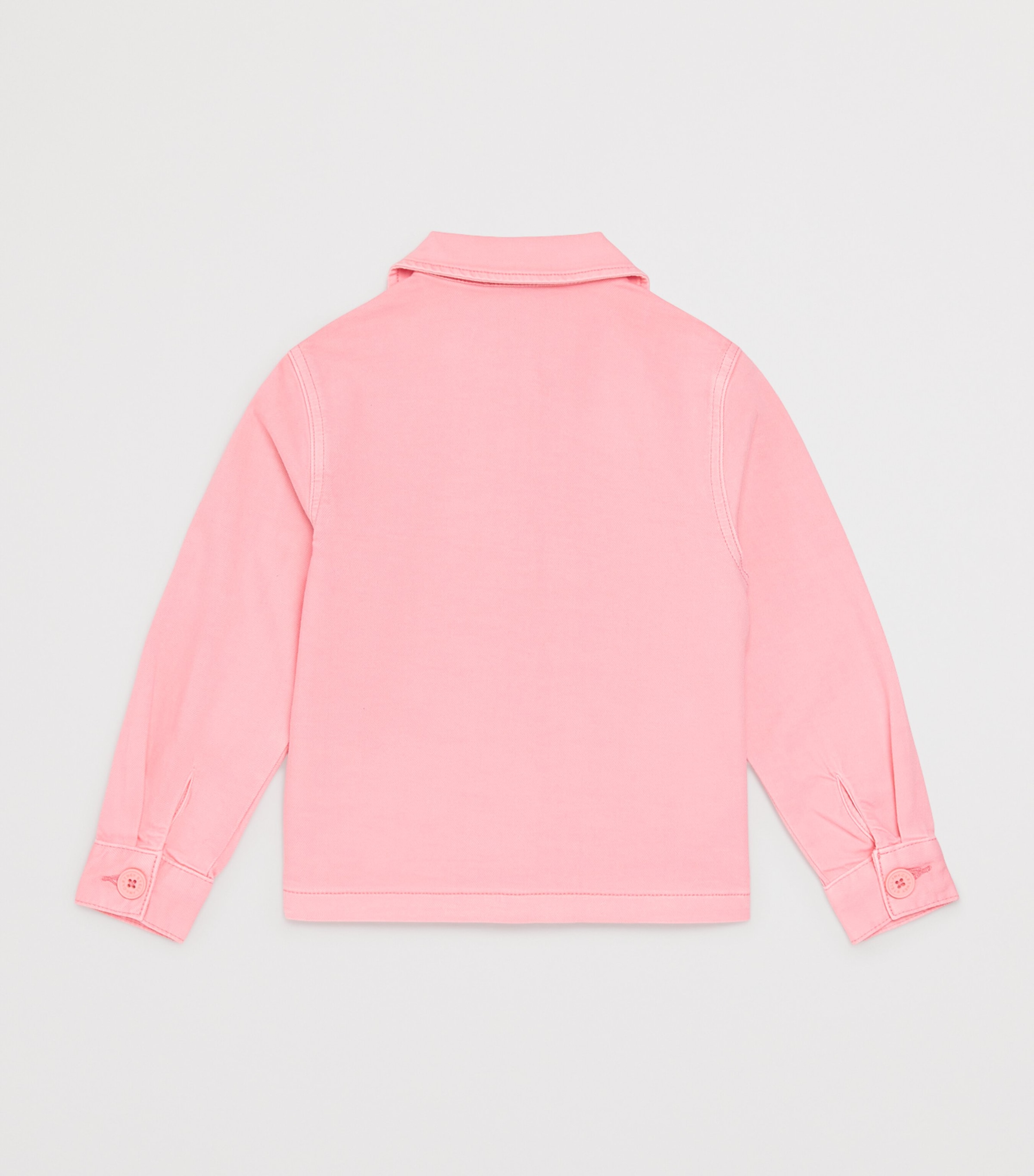 Embroidered Denim Jacket (2-14 Years) 509PINK Image 2