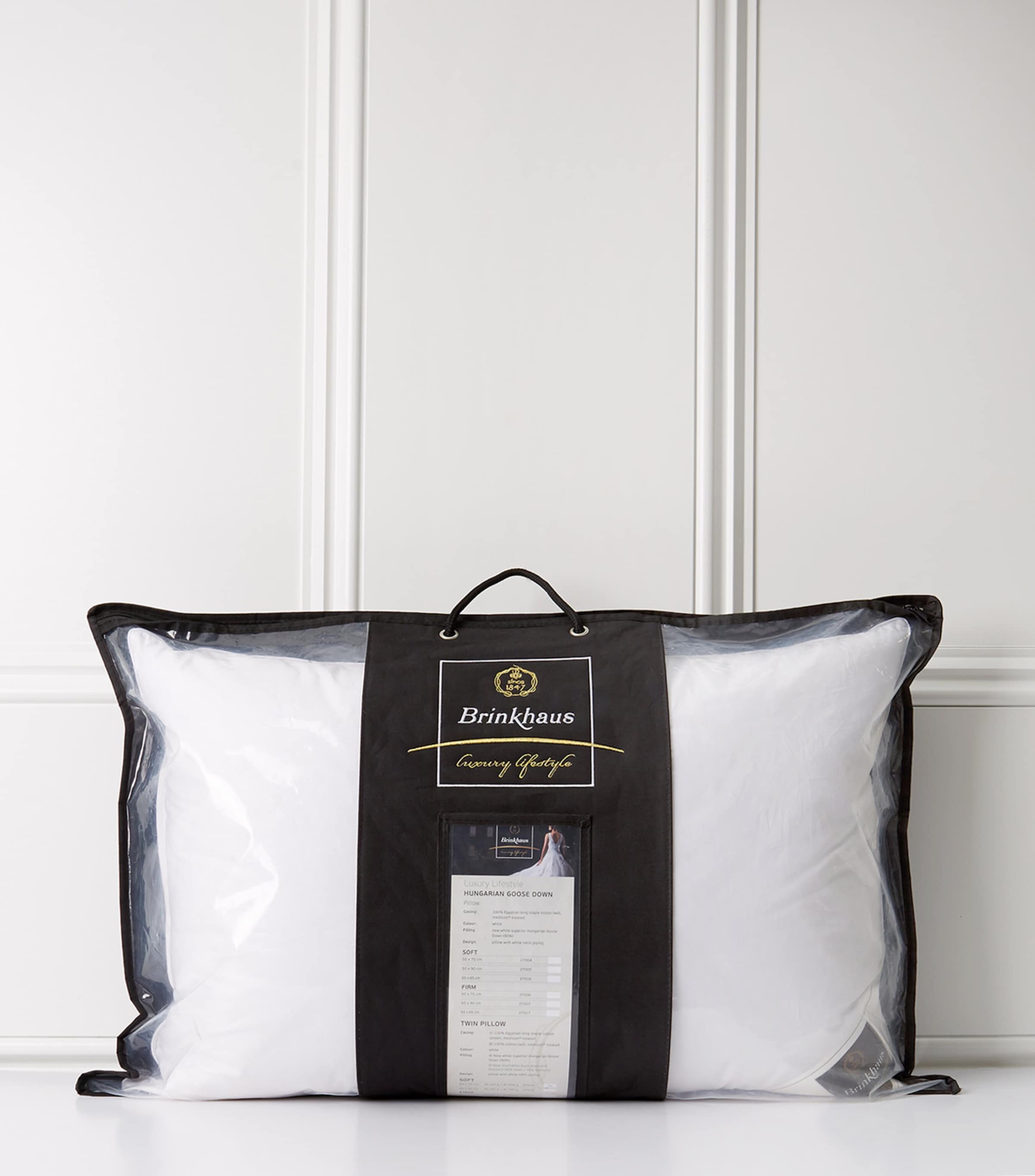 Brinkhaus Hungarian Goose Down Pillow In White