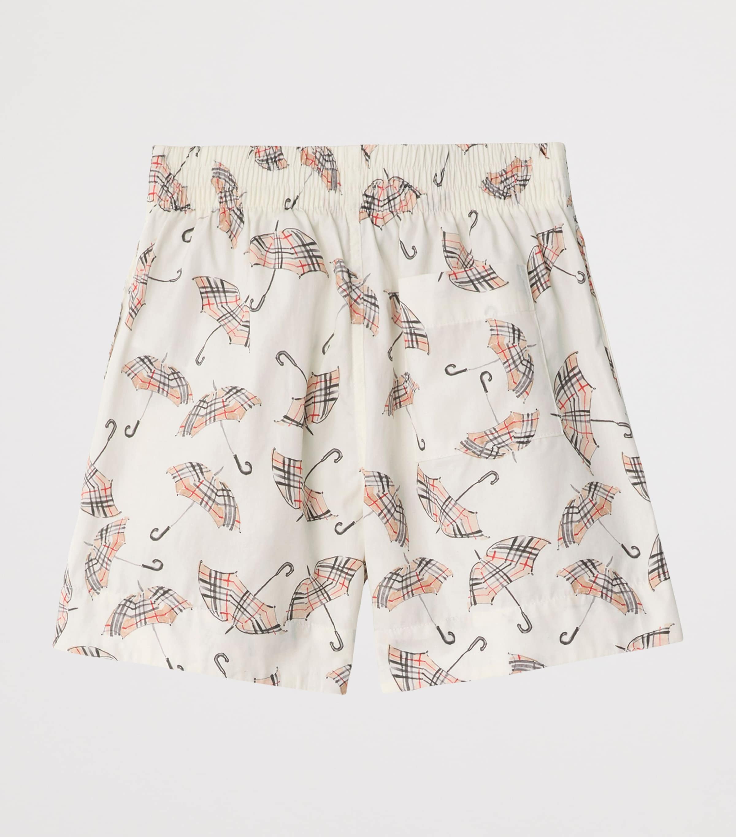 Cotton Umbrella Print Shorts (3-12 Years) CALICO WHITE IP PTTN Image 2