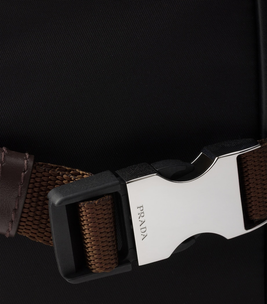 Prada Re-Nylon and Leather Shoulder Bag Image 6