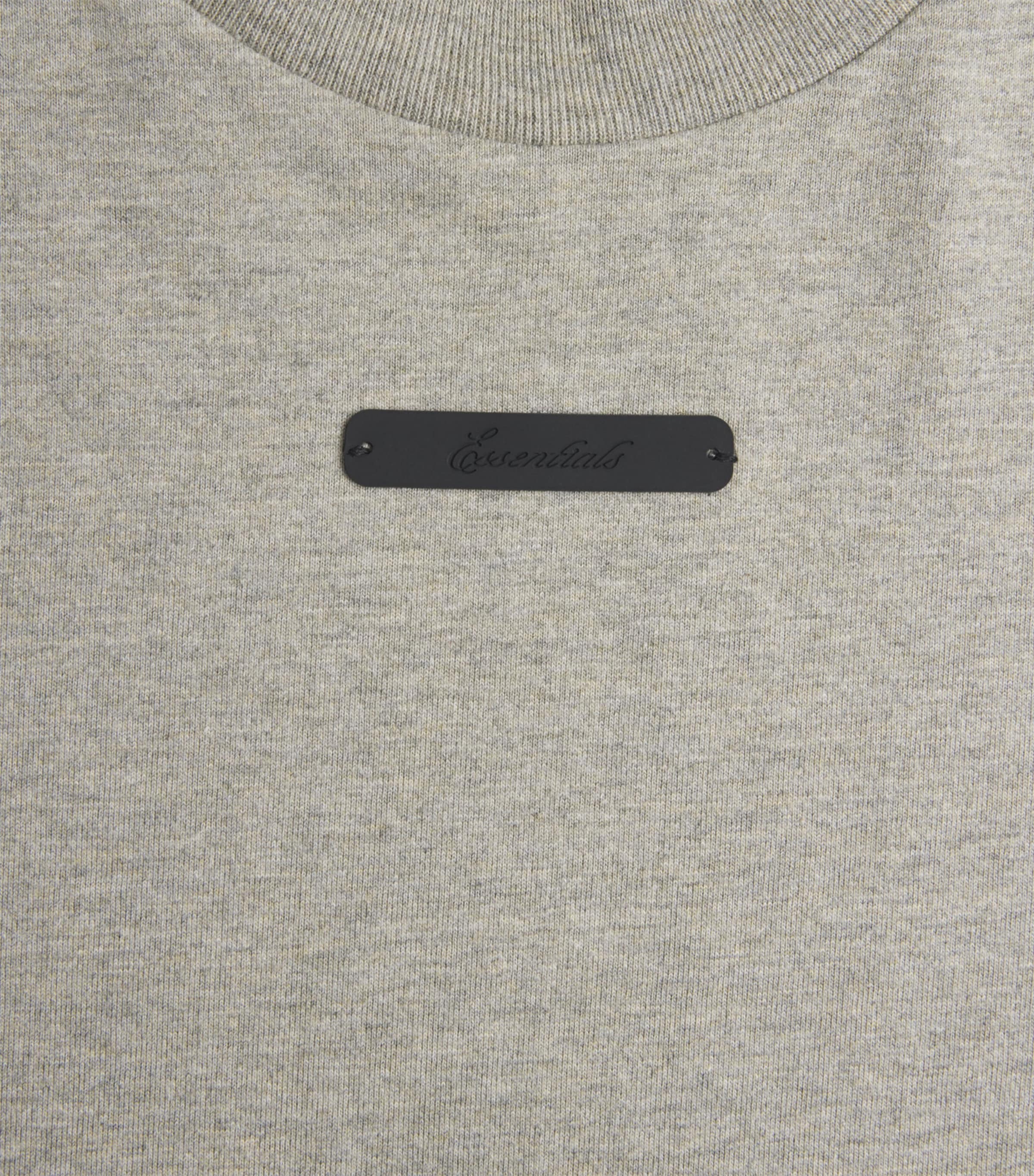 FEAR OF GOD ESSENTIALS Mens Cotton Merch T-Shirt Seal Heather Image 6
