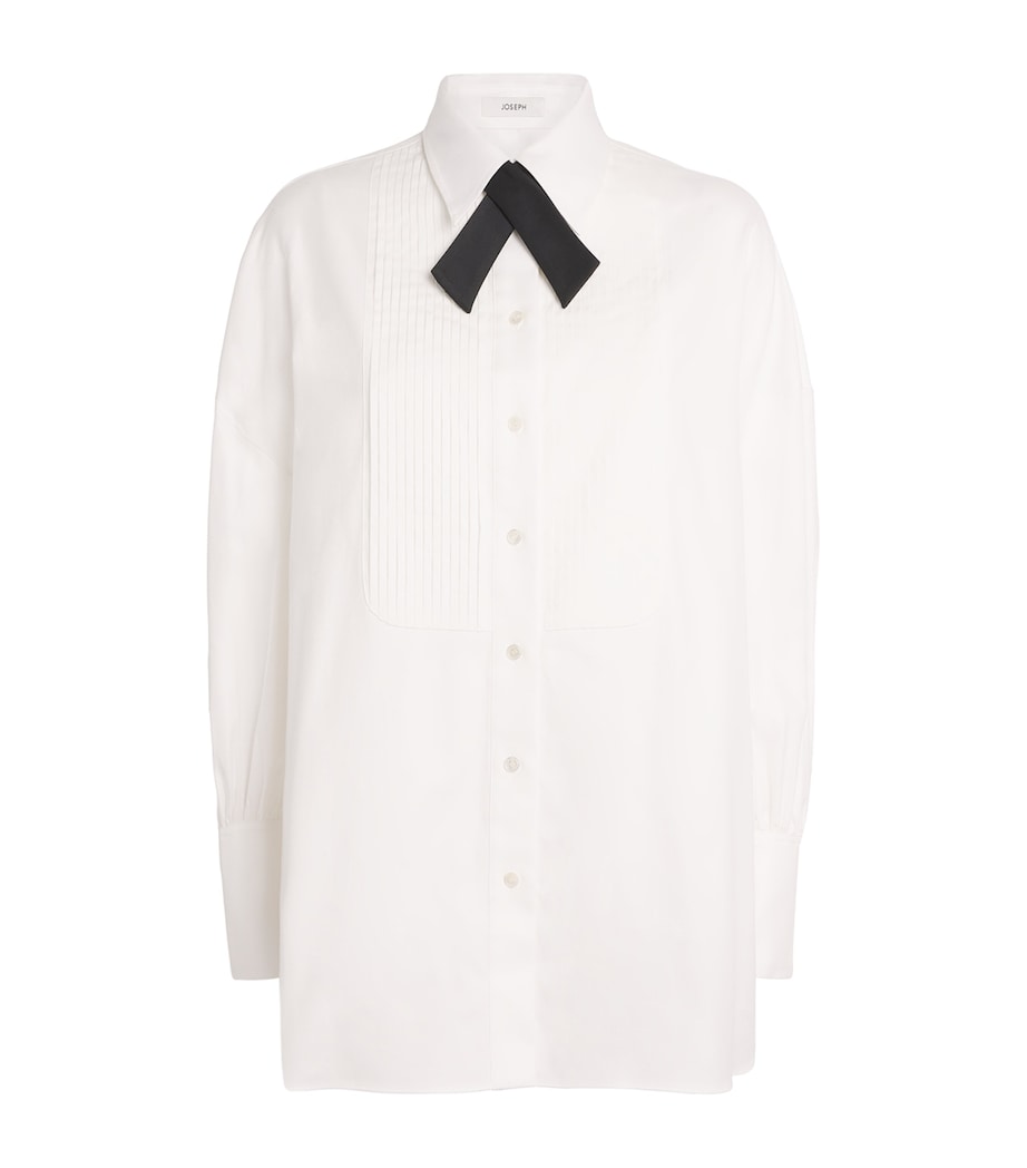 Cotton Ferrus Tuxedo Shirt WHITE Image 1