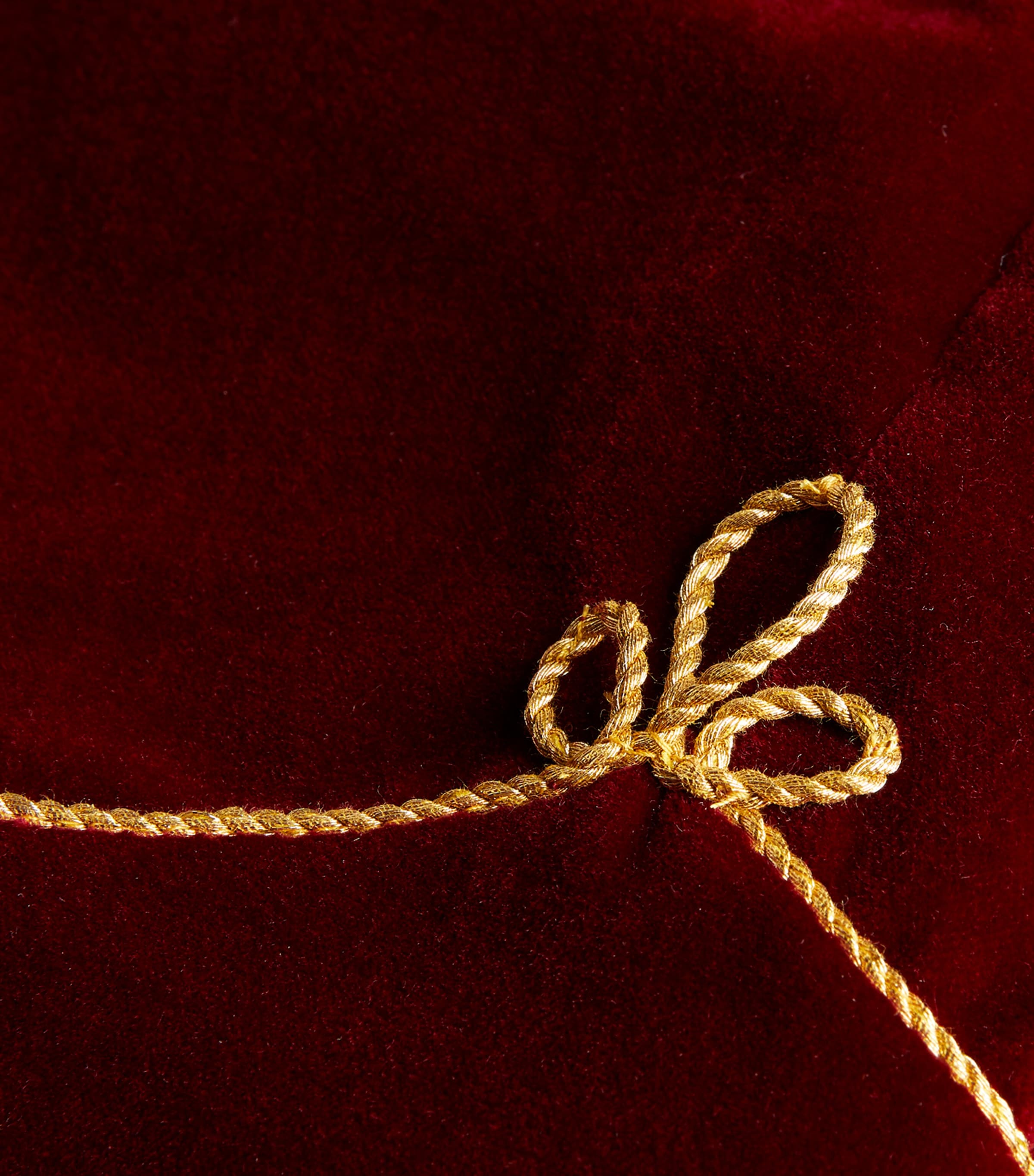 Velvet Robe BURGUNDY Image 4