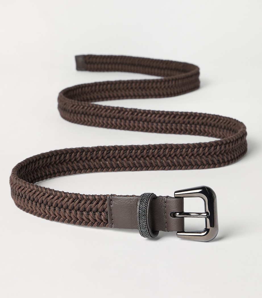 Brunello Cucinelli Braided Monili-Detail Belt Cmatm Image 2