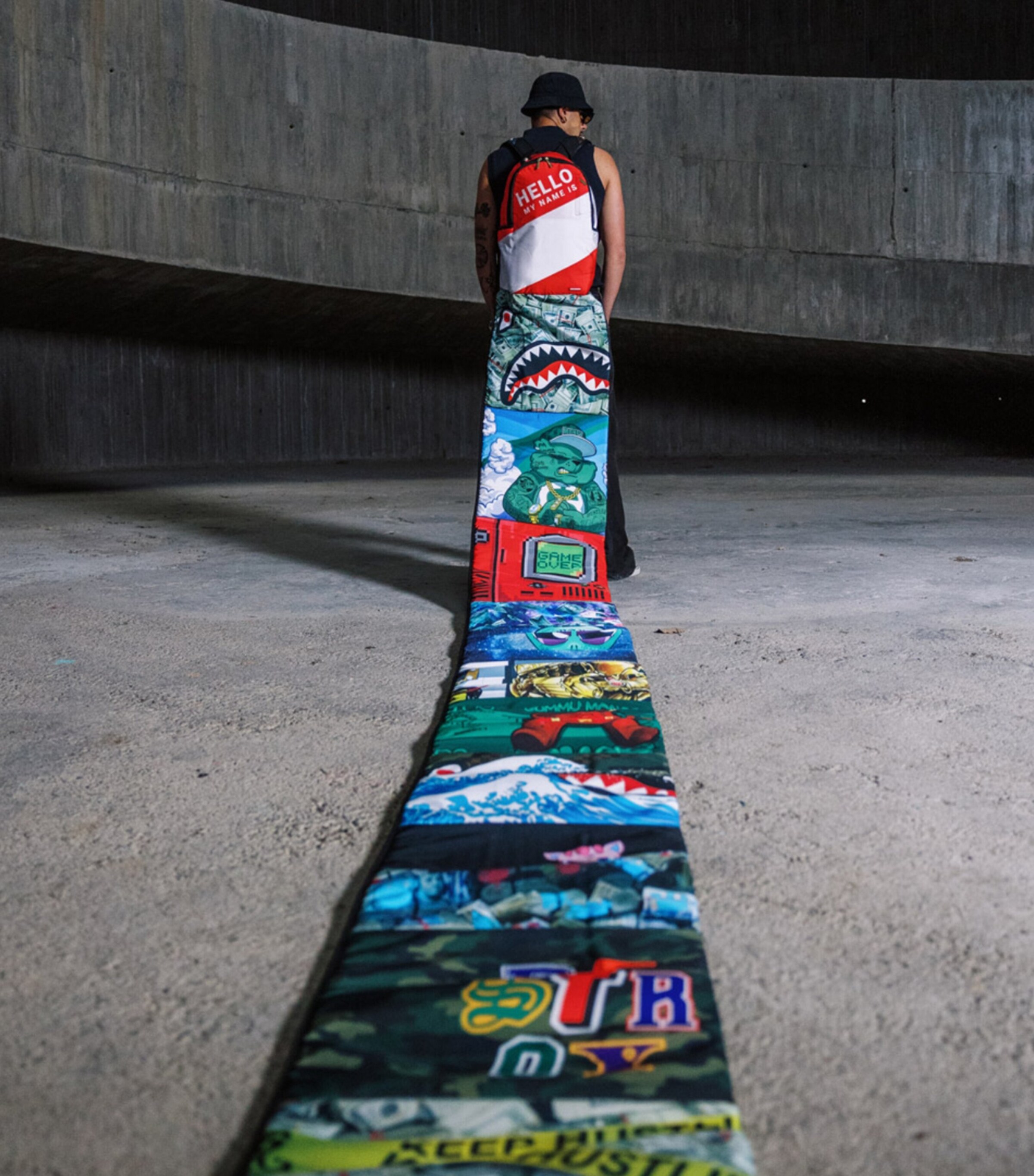 Sprayground The Scroll of 15 Years Backpack Black Image 5