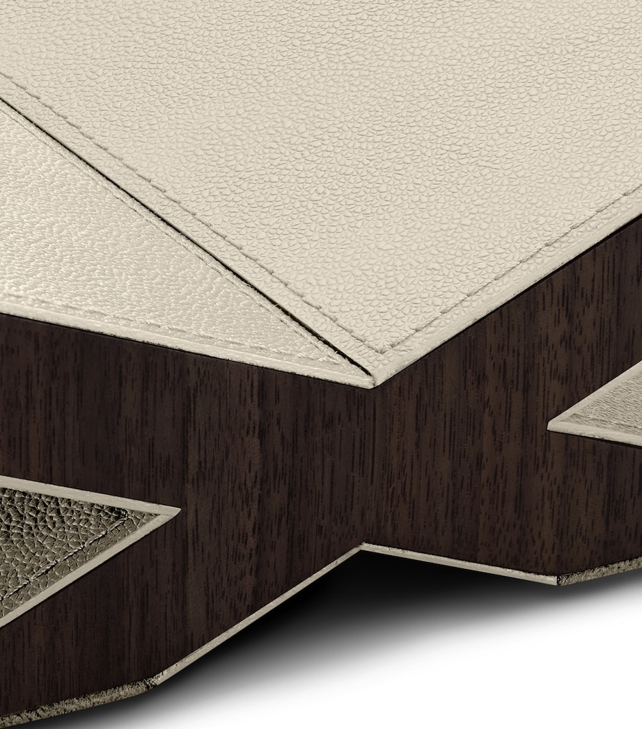 Walnut-Leather Classic Culture Bookstand STONE Image 2