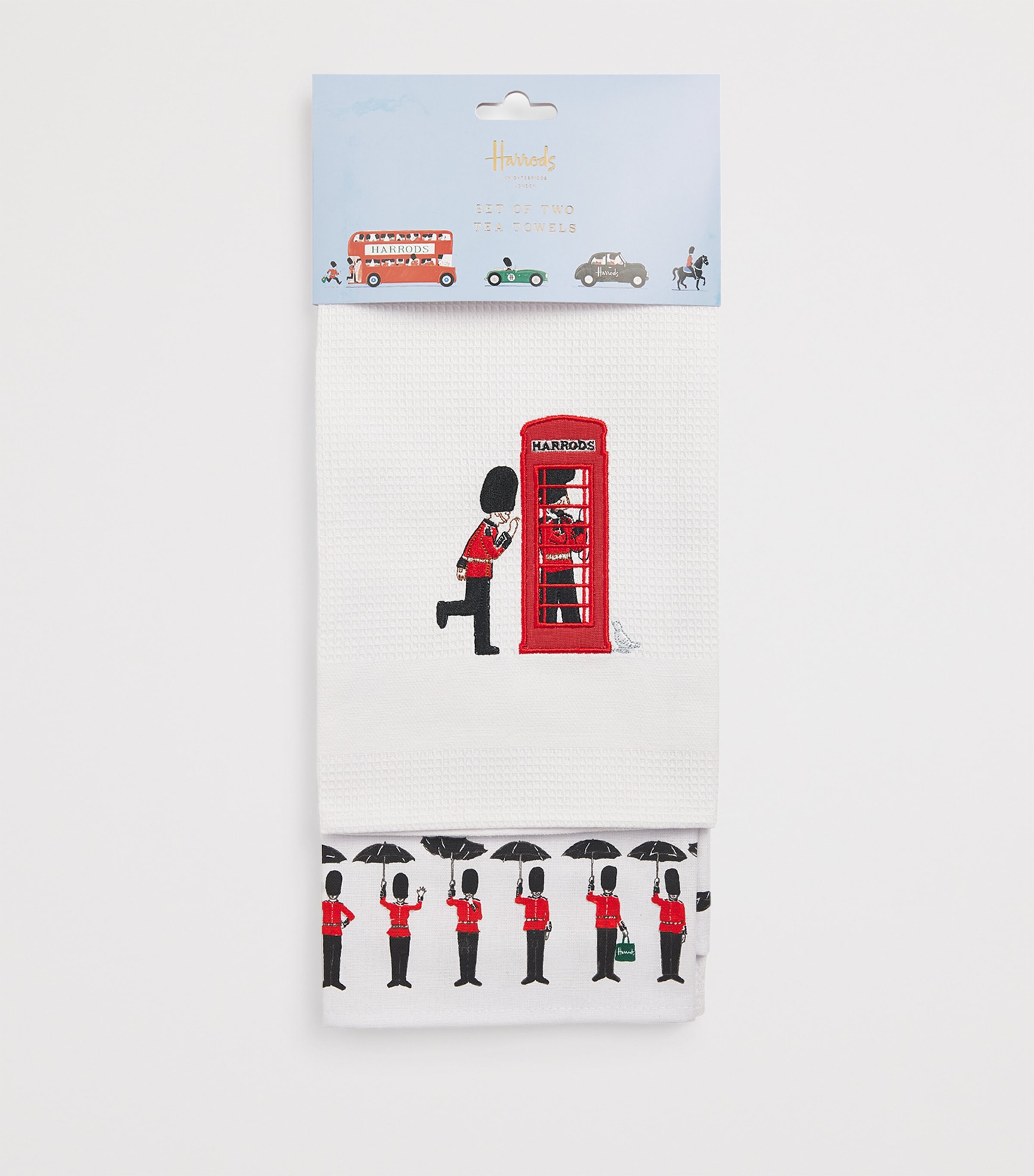 Harrods Guardsmen Tea Towels (Set of 2) Image 2