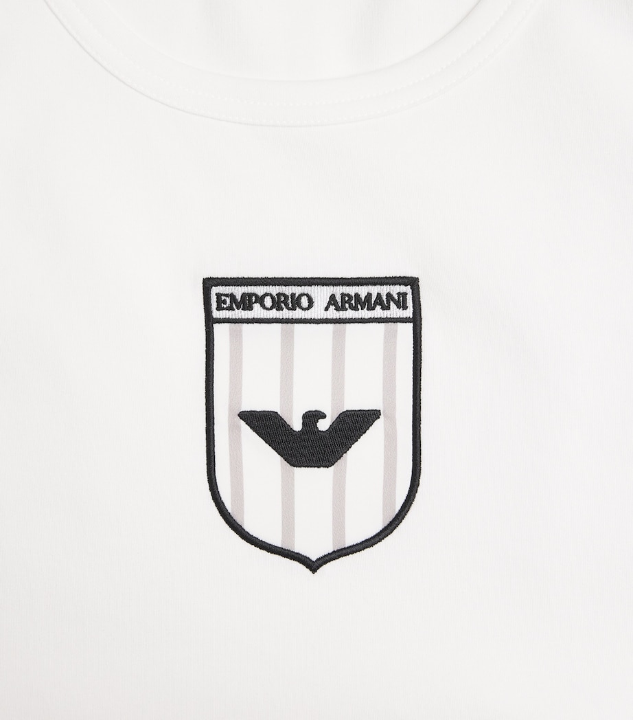 Cotton Logo Tank Top F0037 Image 5