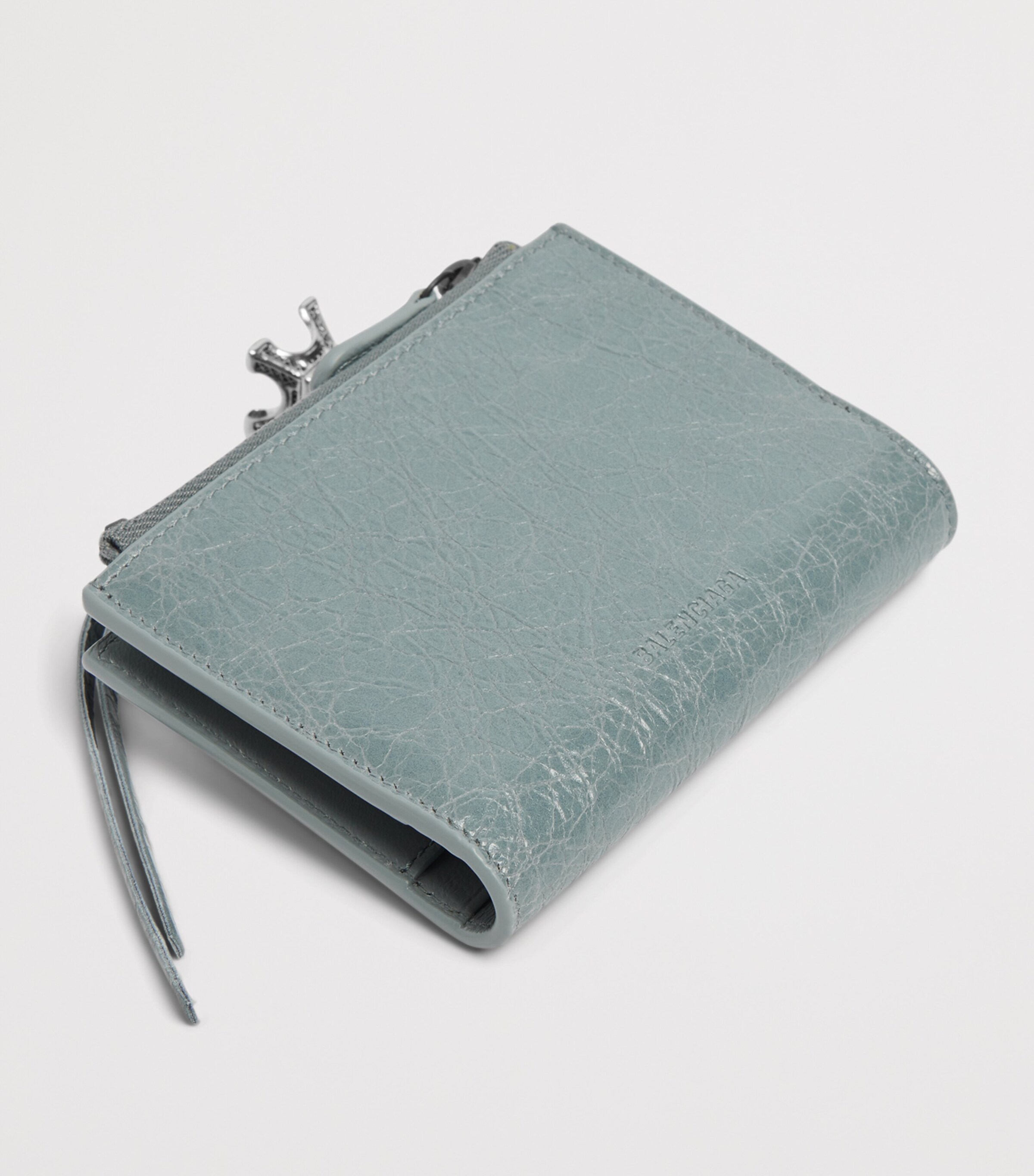 Balenciaga Crinkled Lambskin Le City Bifold Wallet Image 2