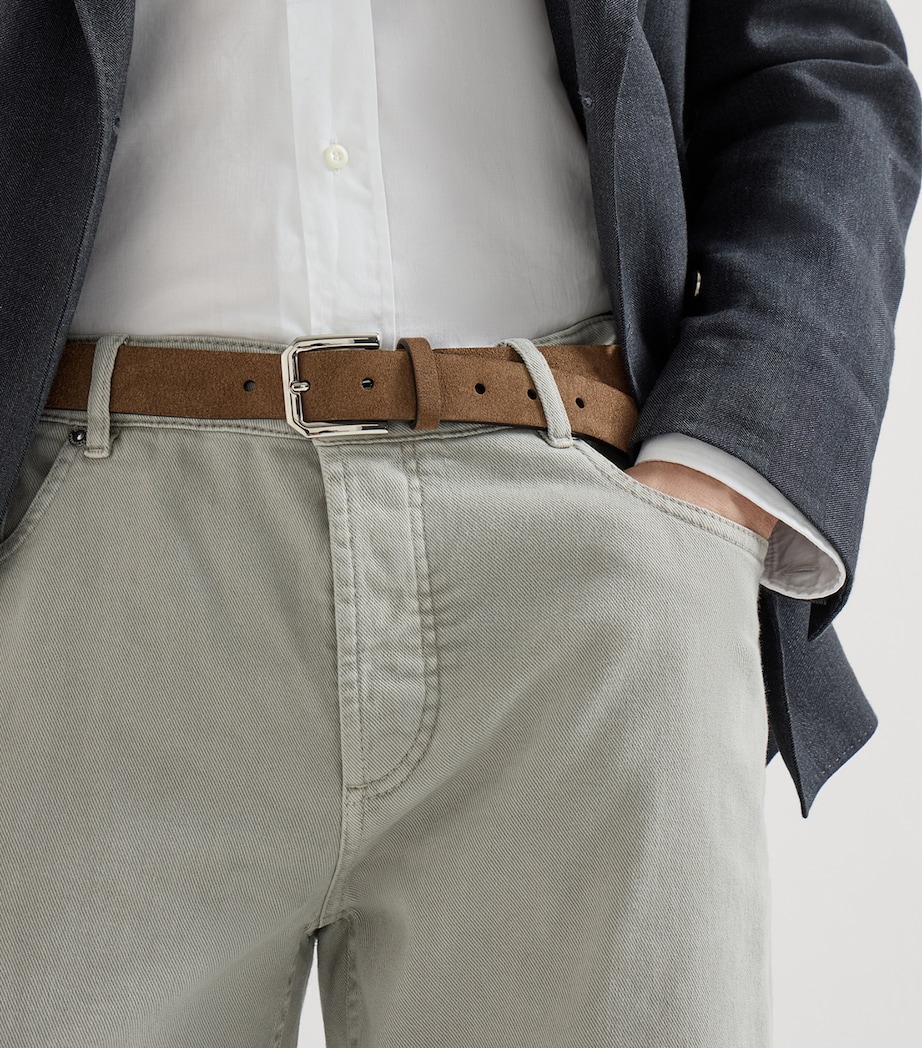 Brunello Cucinelli Reversible Leather Belt Image 2