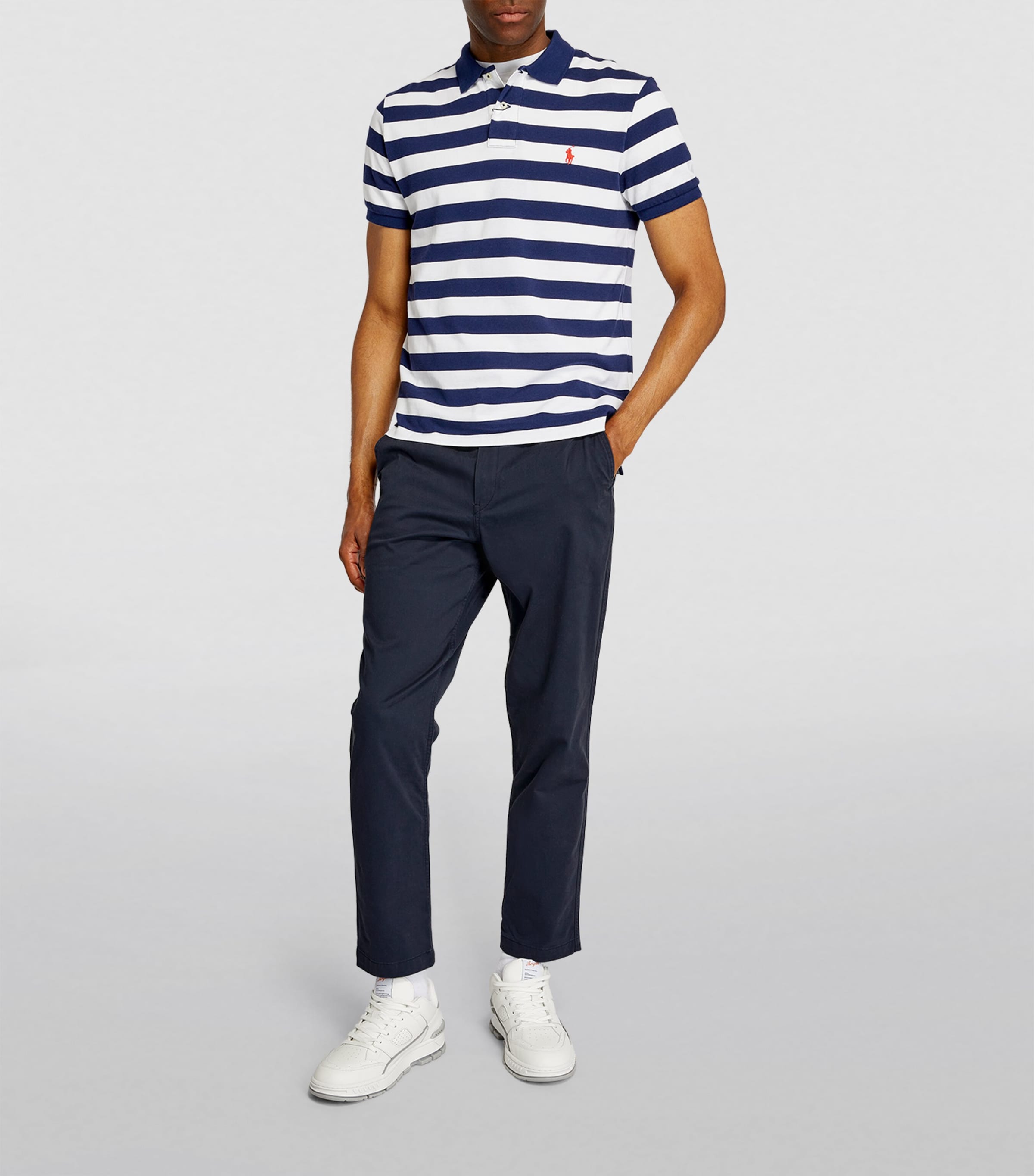 Stretch-Cotton Prepster Trousers INK Image 2