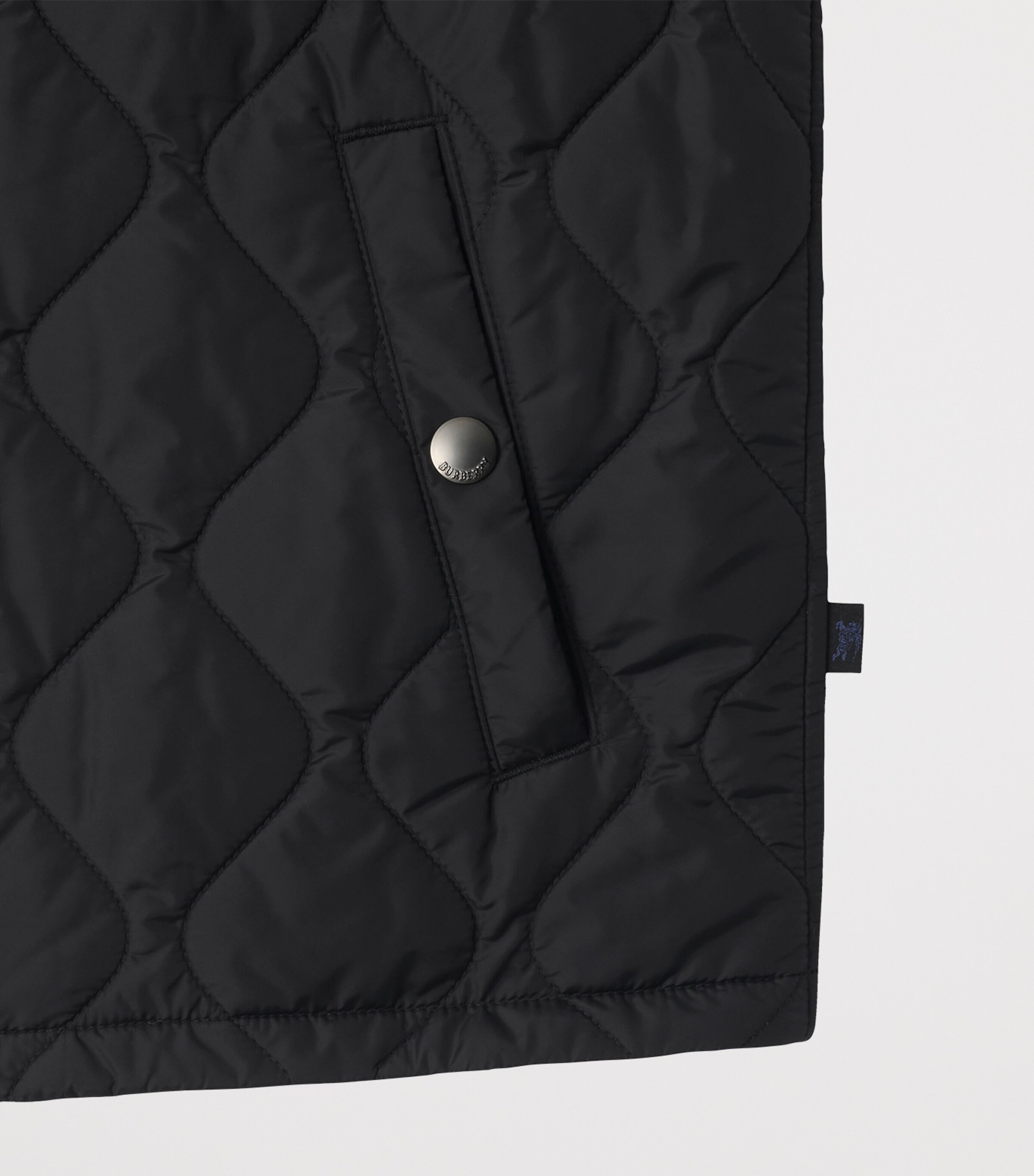 Burberry Mens Quilted Gilet Black Image 6