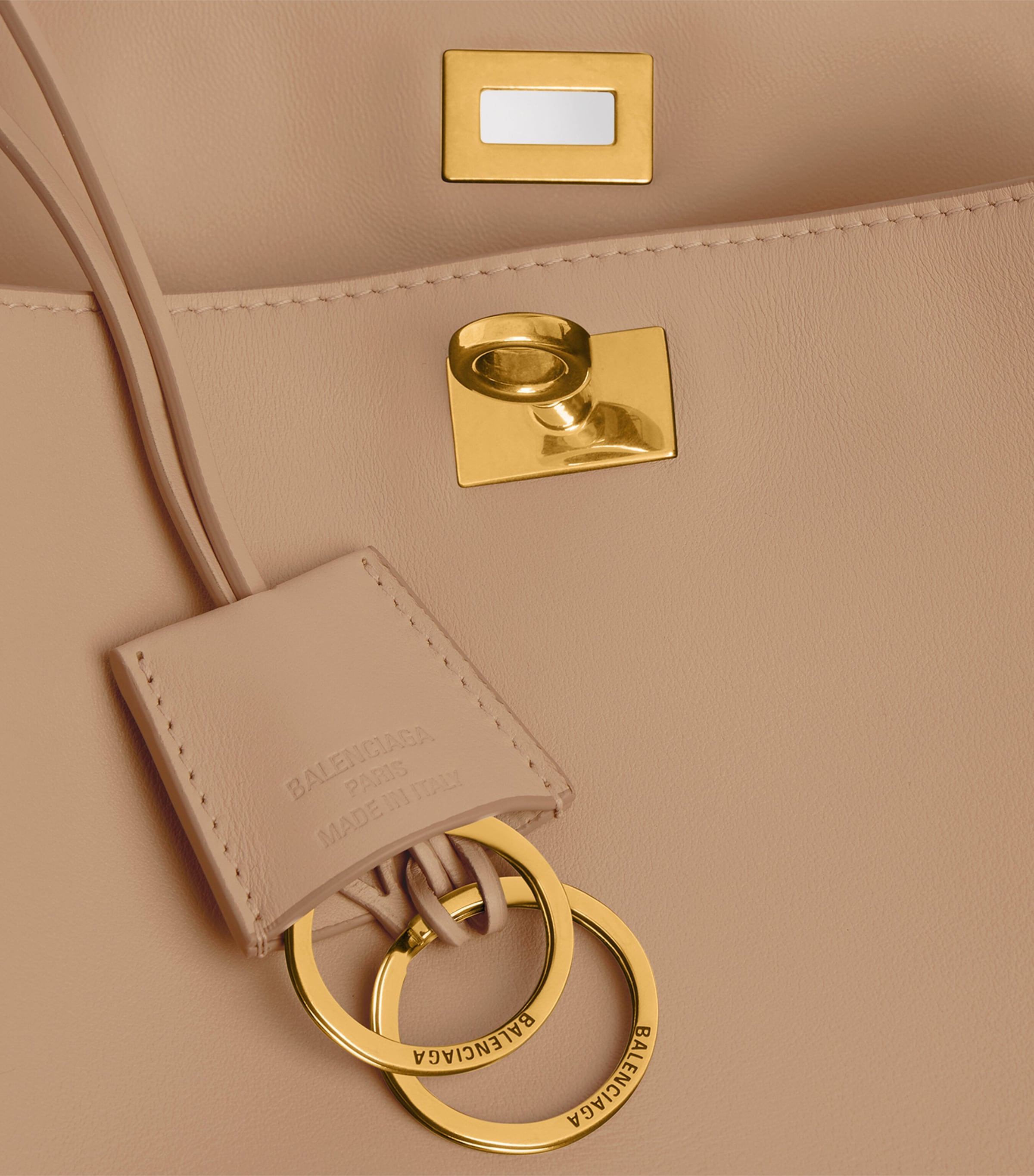 Balenciaga Leather Rodeo Top Handle Bag | Harrods US
