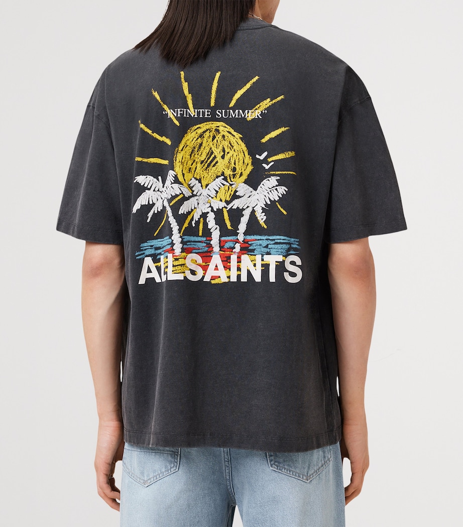 Organic Cotton Cove Logo T-Shirt WASHED BLACK Image 5