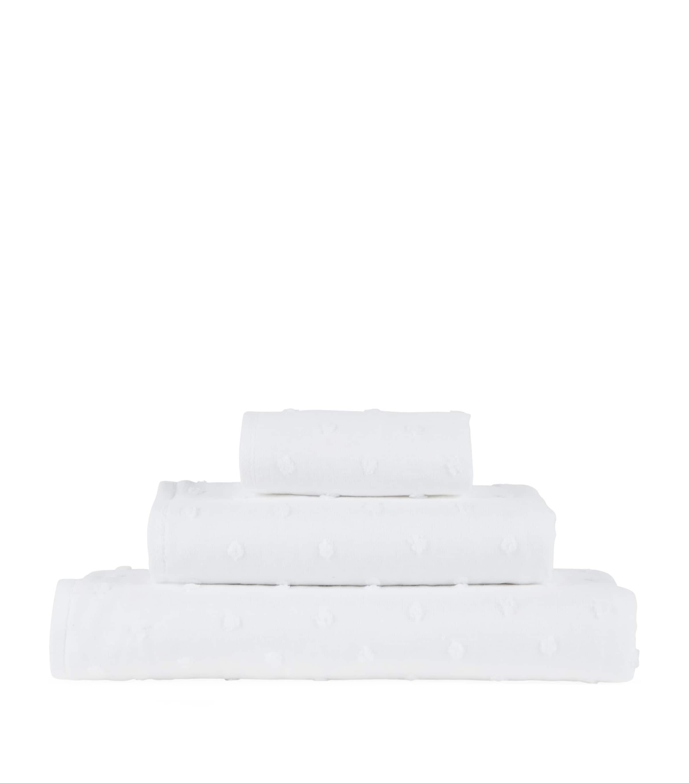 Uchino Zero Twist Gauze Dots Hand Towel (60cm x 100cm) | Bathroom | Designers | Uchino | Towels