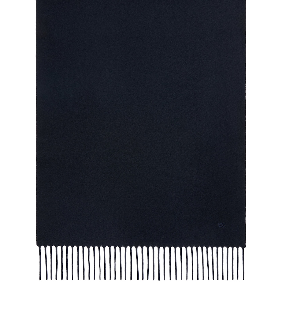 Weekend Max Mara Wool Fringe Scarf Ultramarine Image 1