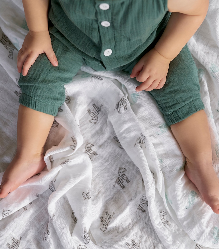 aden + anais Animal Kingdom Swaddles (Set of 3) Animal Kingdom Image 4