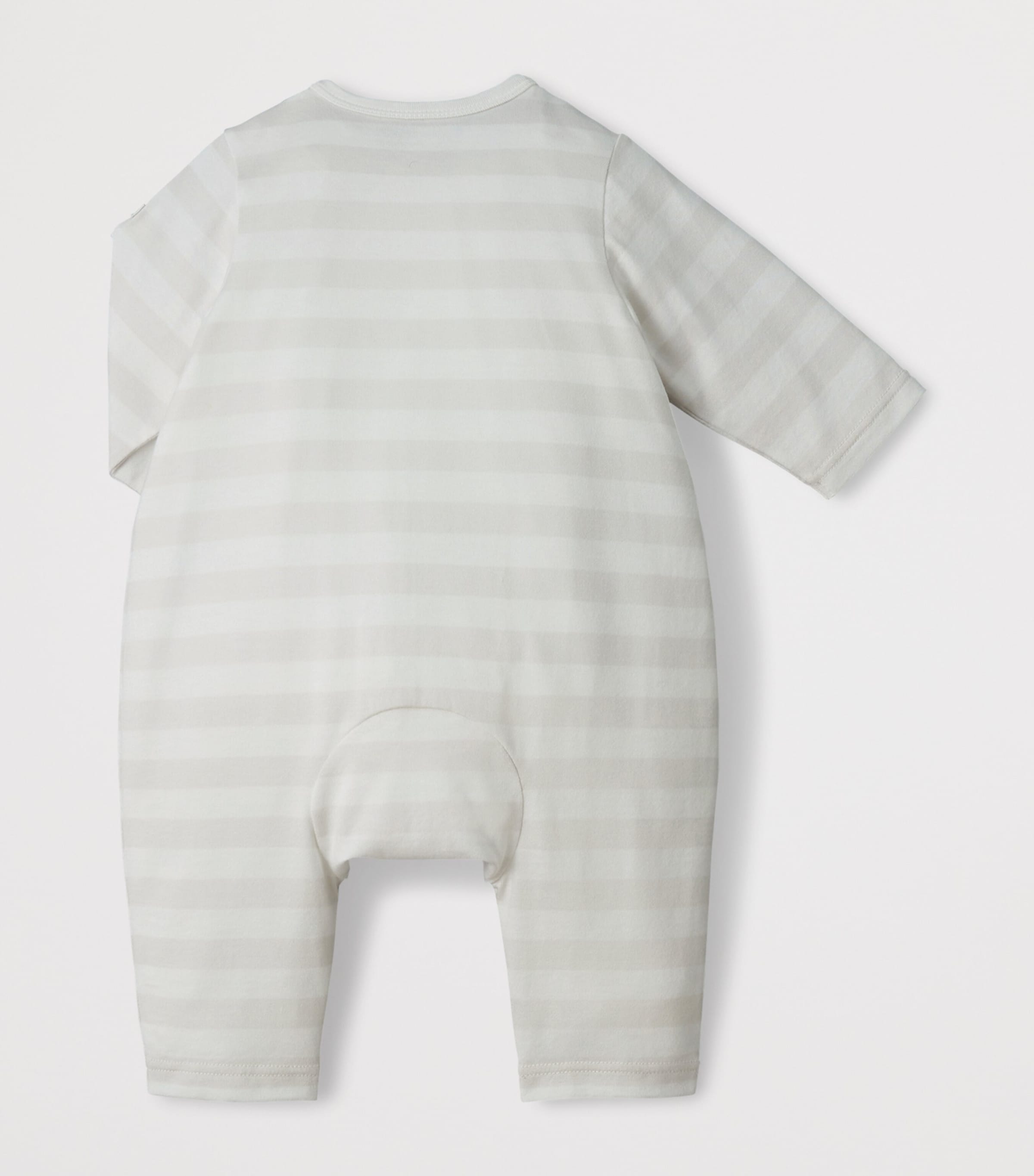 Miki House Cotton Stripe Playsuit (One Size) Image 3