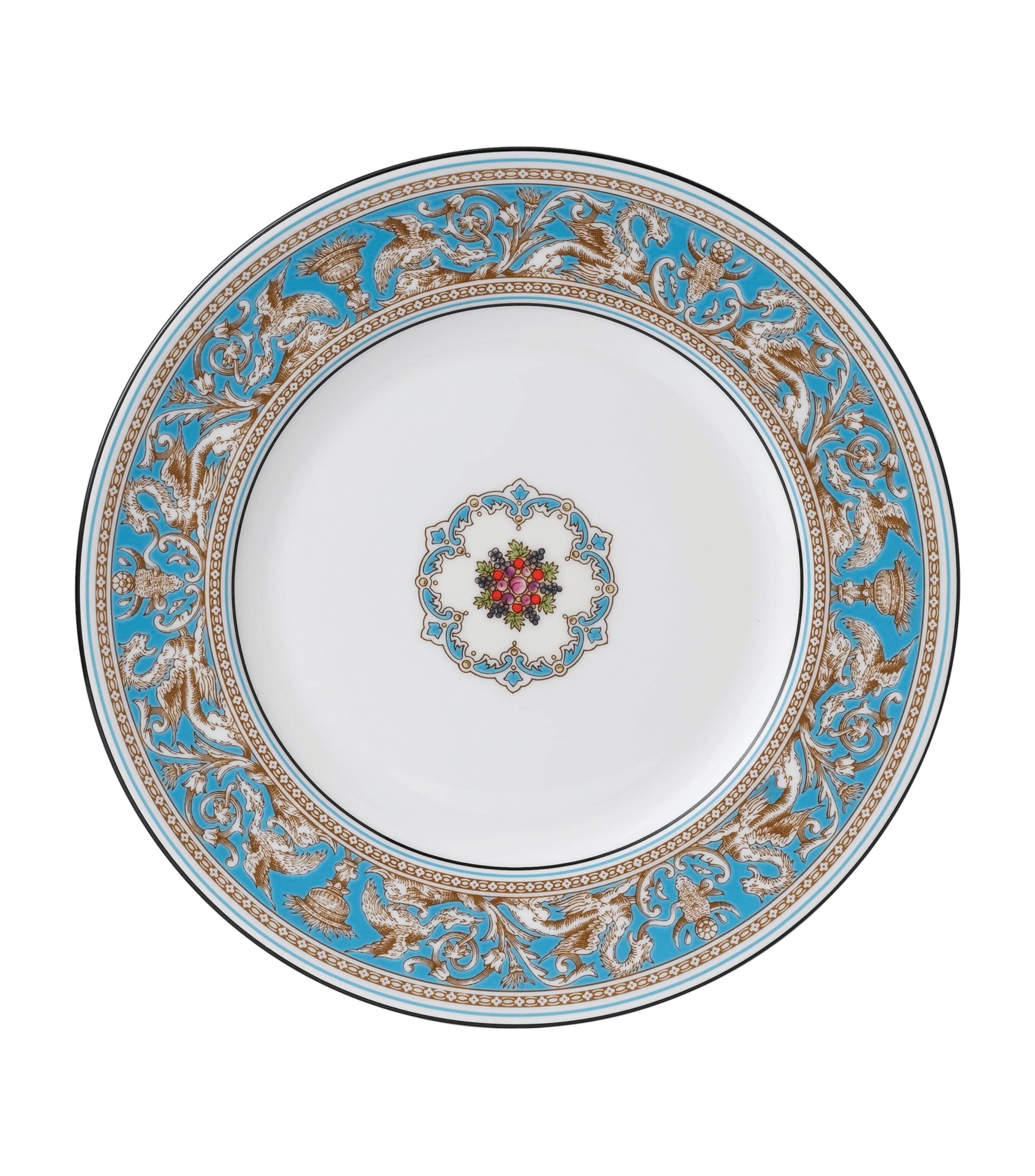 Wedgwood Florentine Turquoise Plate In Blue