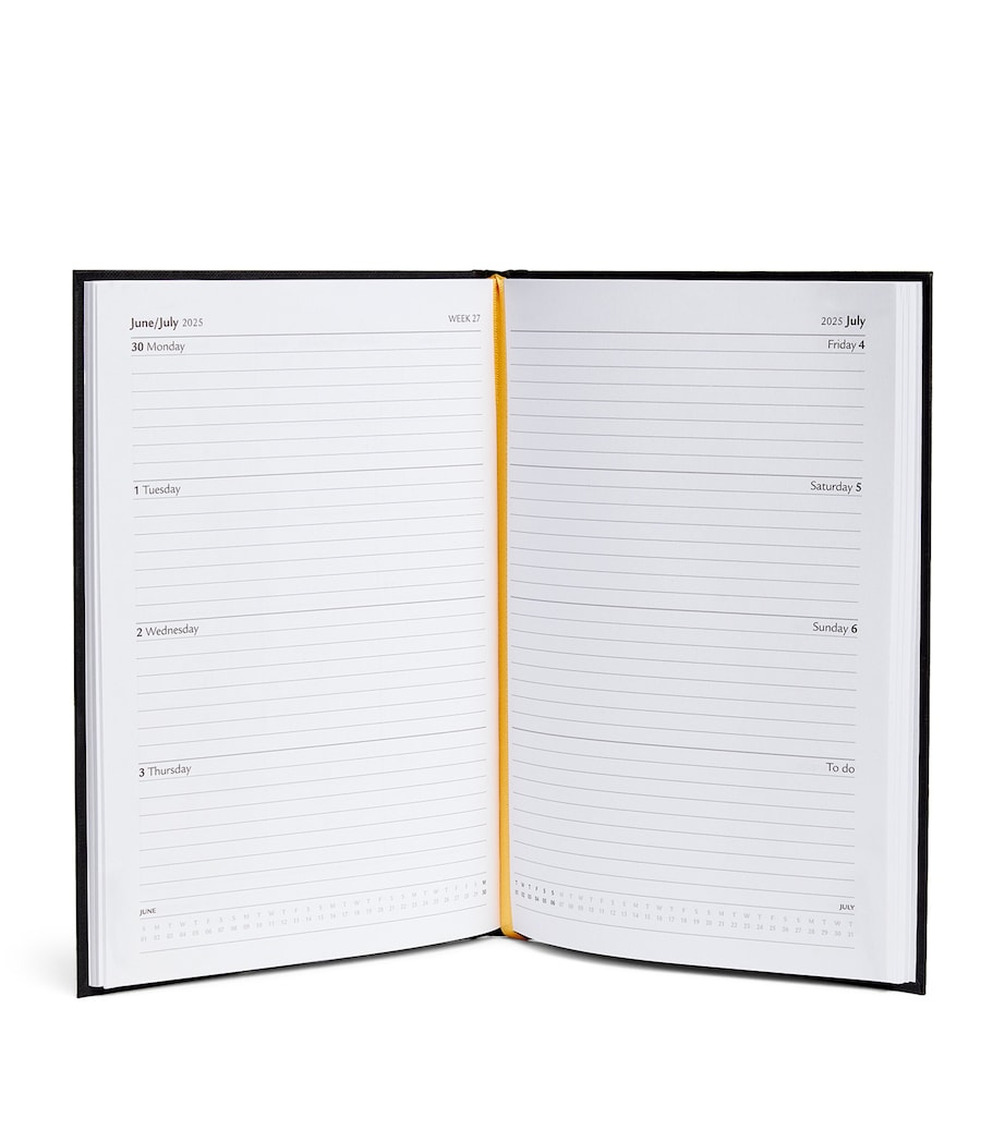 Harrods A5 2025 Diary Black Image 2