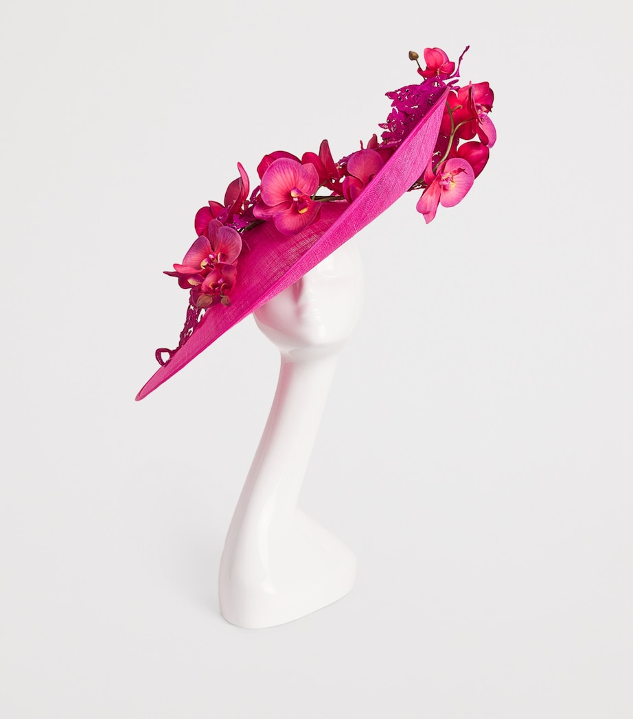 Gin Fizz Hat Fascinator FUCHSIA Image 2