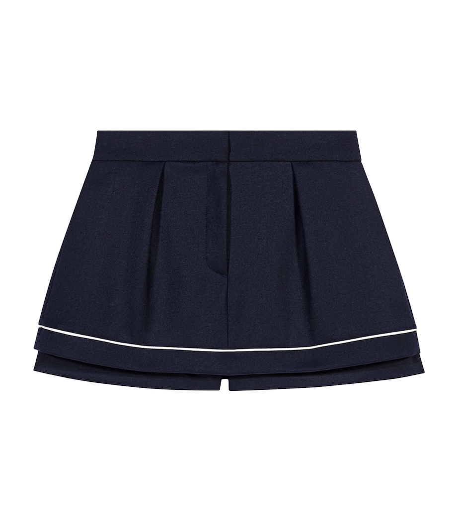 Maje Womens Pleated Skort Navy Image 1
